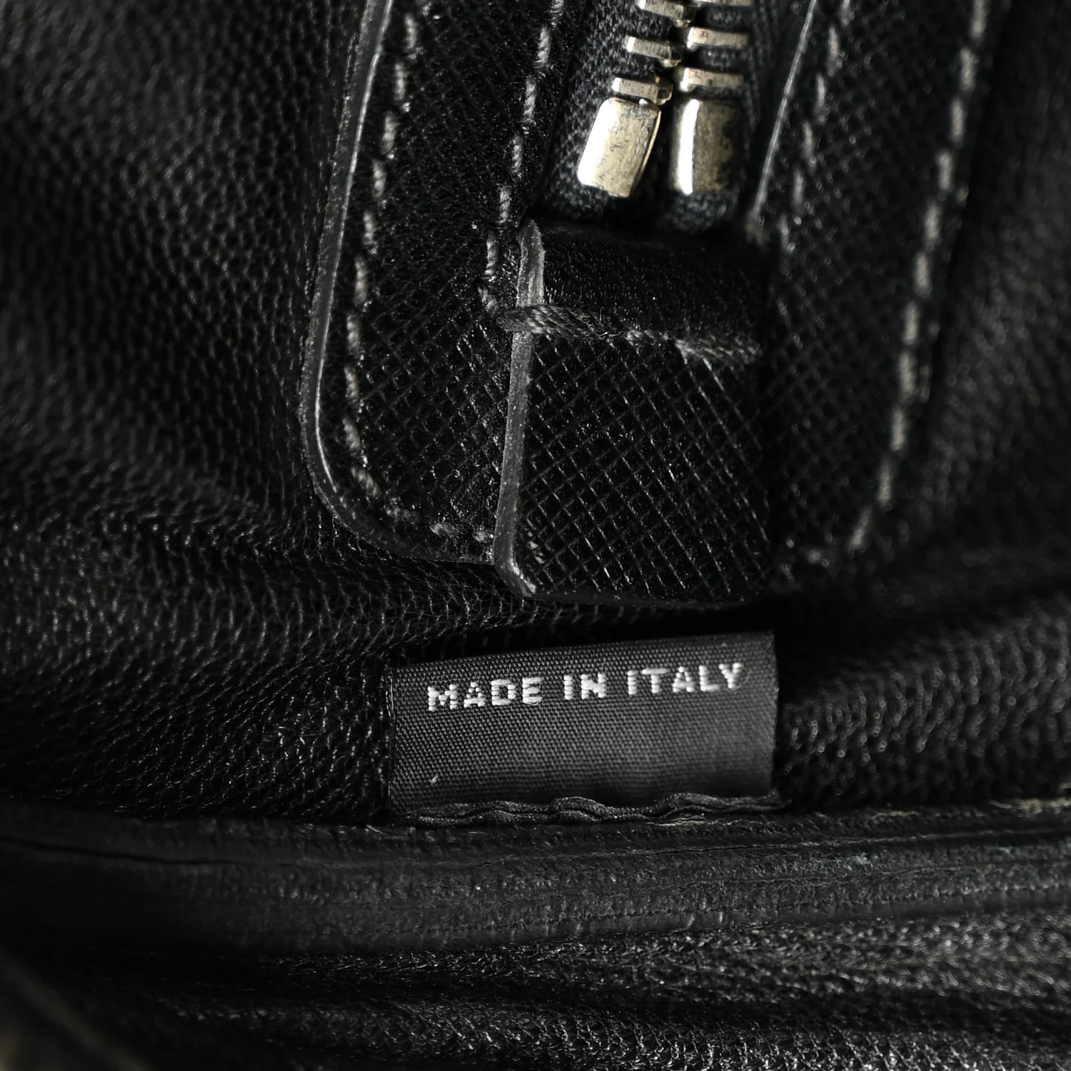 Saffiano Travel Briefcase Black