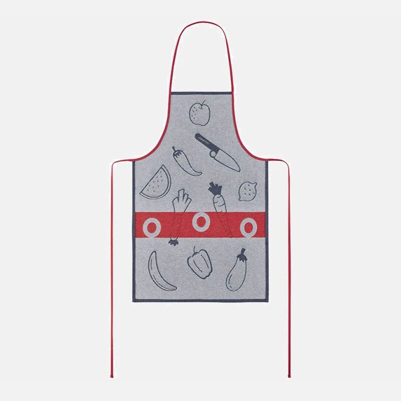 Petit Chef forkle barn bomull blå