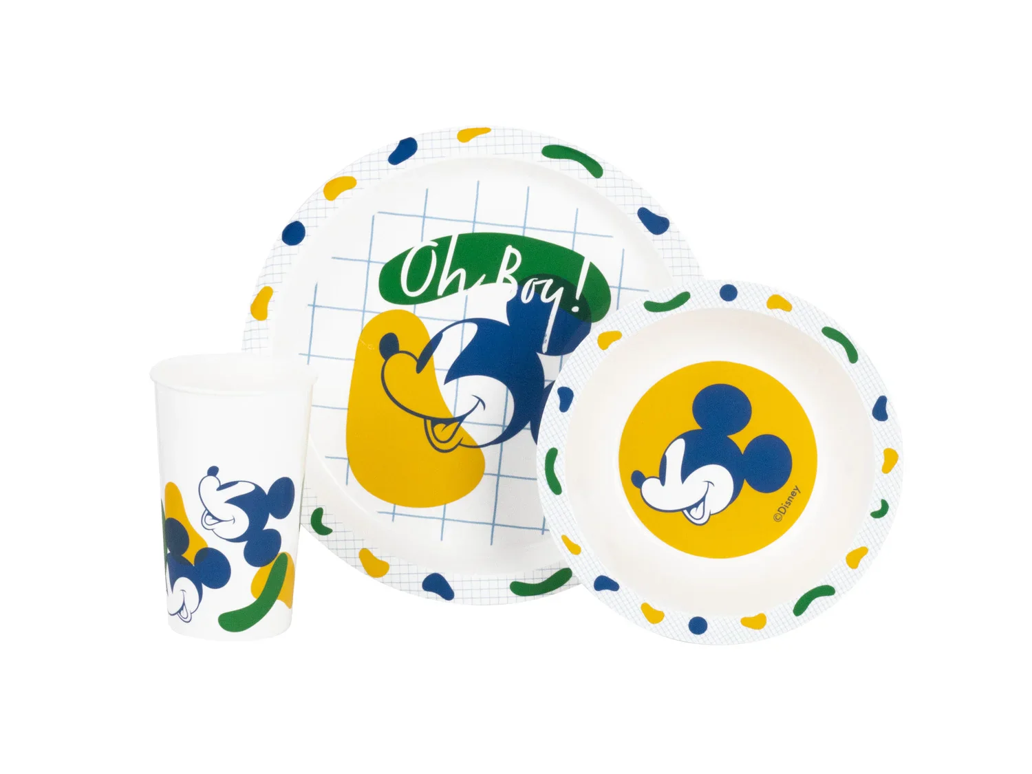 Set de petit-djeuner Disney, 3 pices