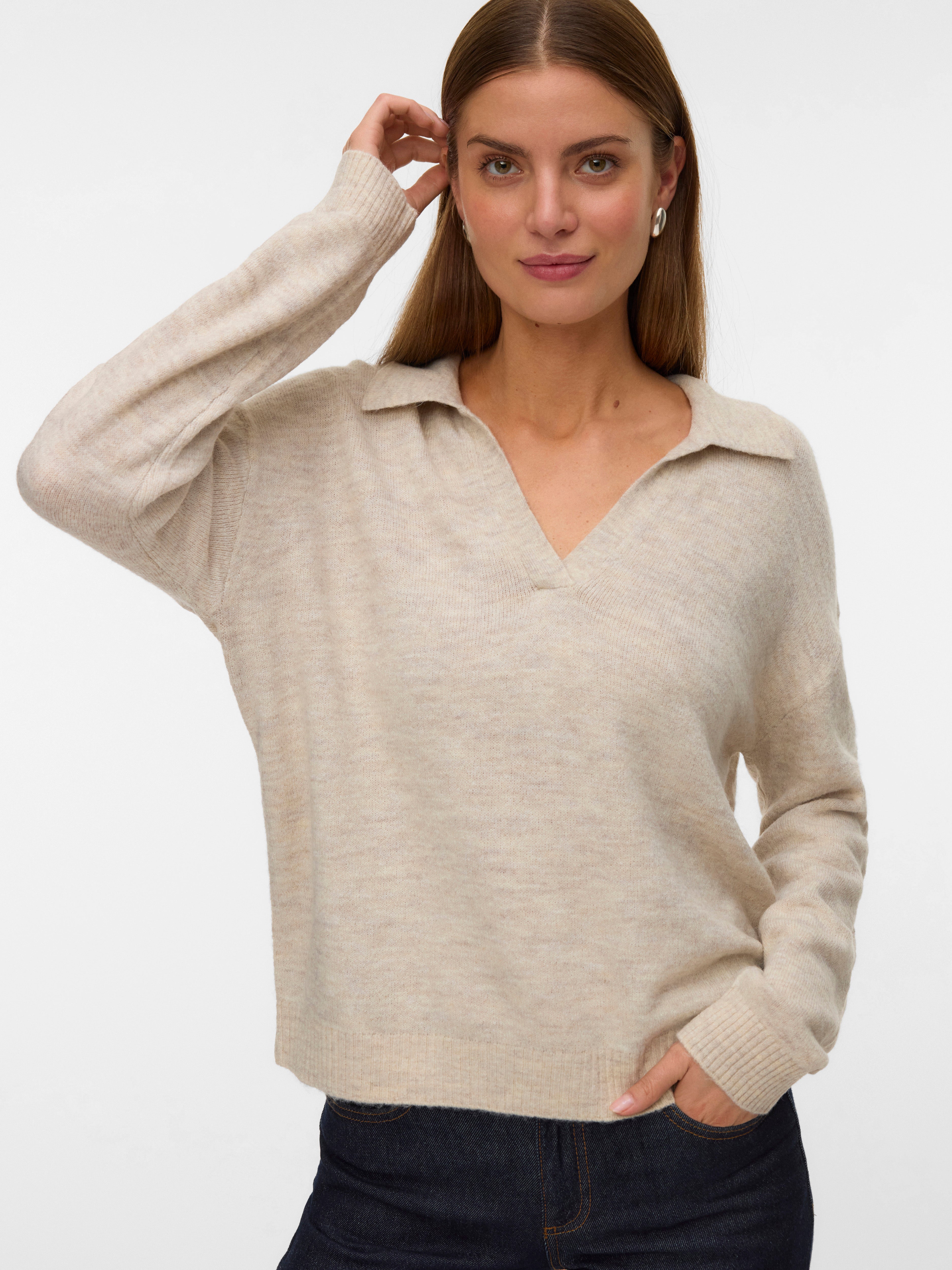 VERO MODA® VMLEFILE Knitted pullover