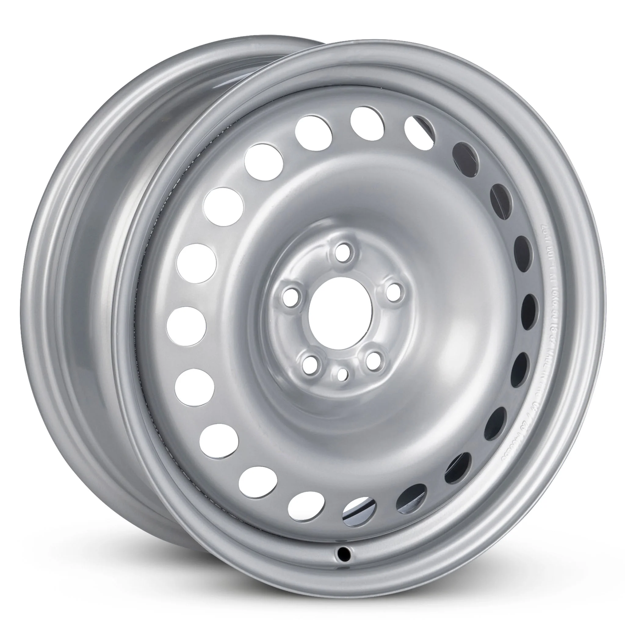 Wheel Rim for 2015 - 2021 Dodge Promaster City 16 in Silver Steel Rim Direct Fit
