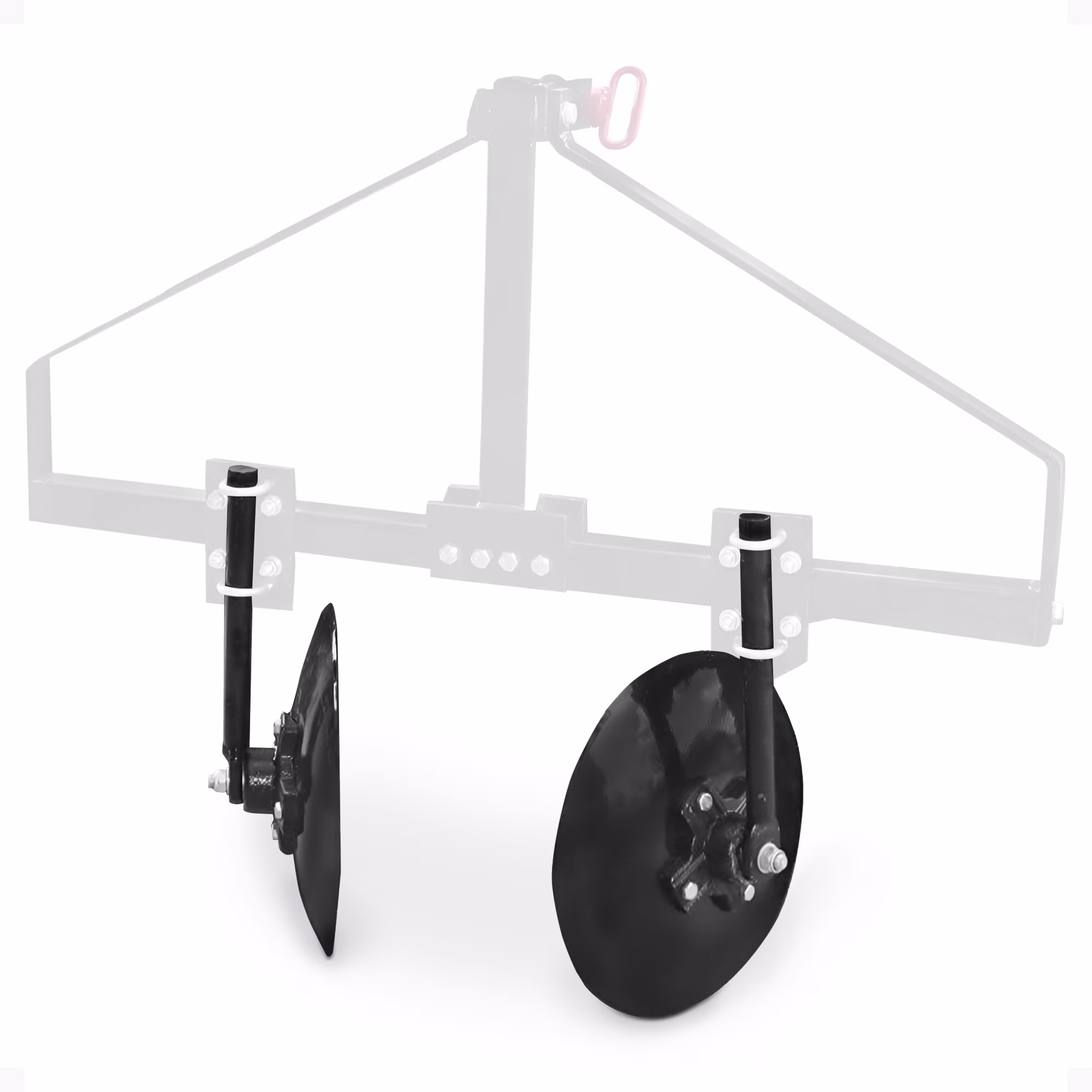 Field Tuff 43 in Disc Cultivator Garden Bedder Hiller for 3 Point Tractor