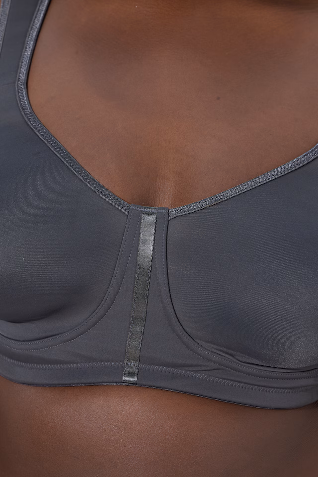 Satin Trim Wirefree Stretch Microfiber Wellness Bra