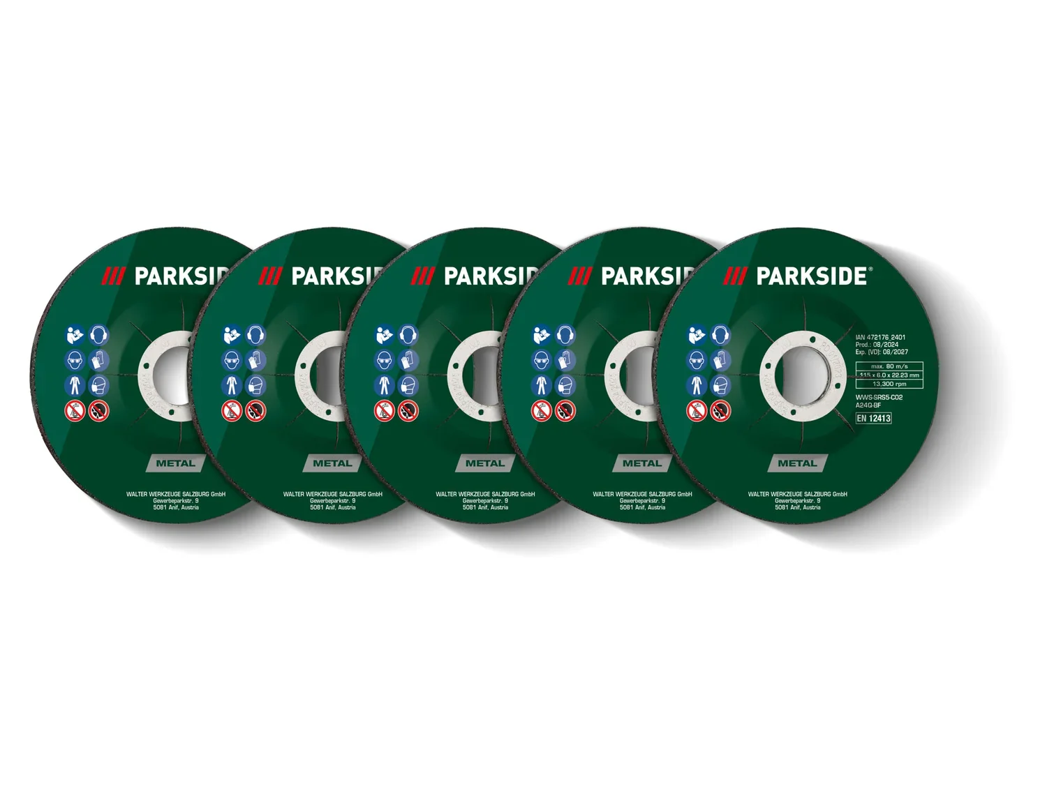 PARKSIDE Accessoires pour meuleuses d'angle 115 mm