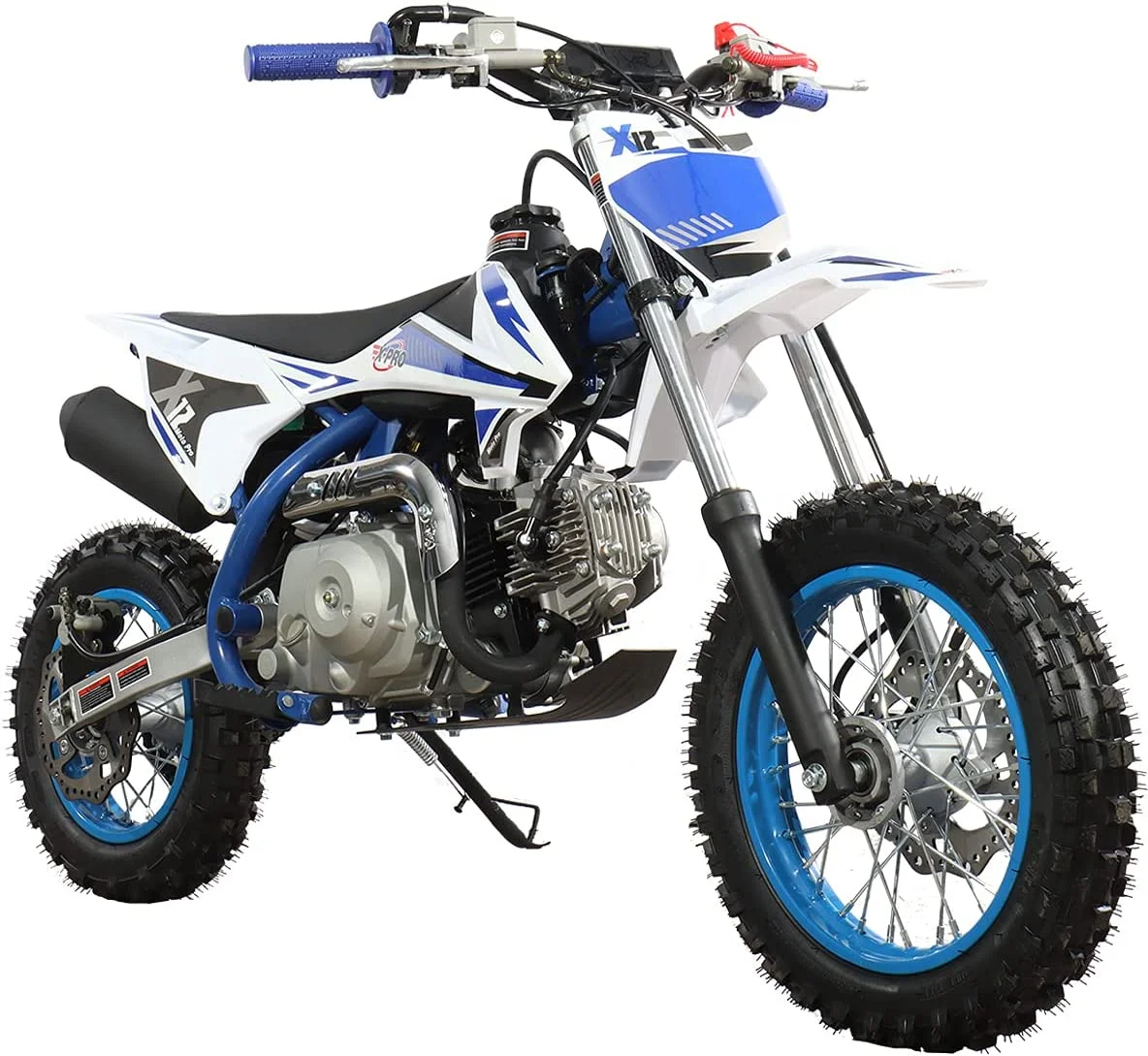 X - Pro Brand New 110cc Dirt Bike, Automatic Transmission Electric Start Chain Drive 12"/10" Wheels