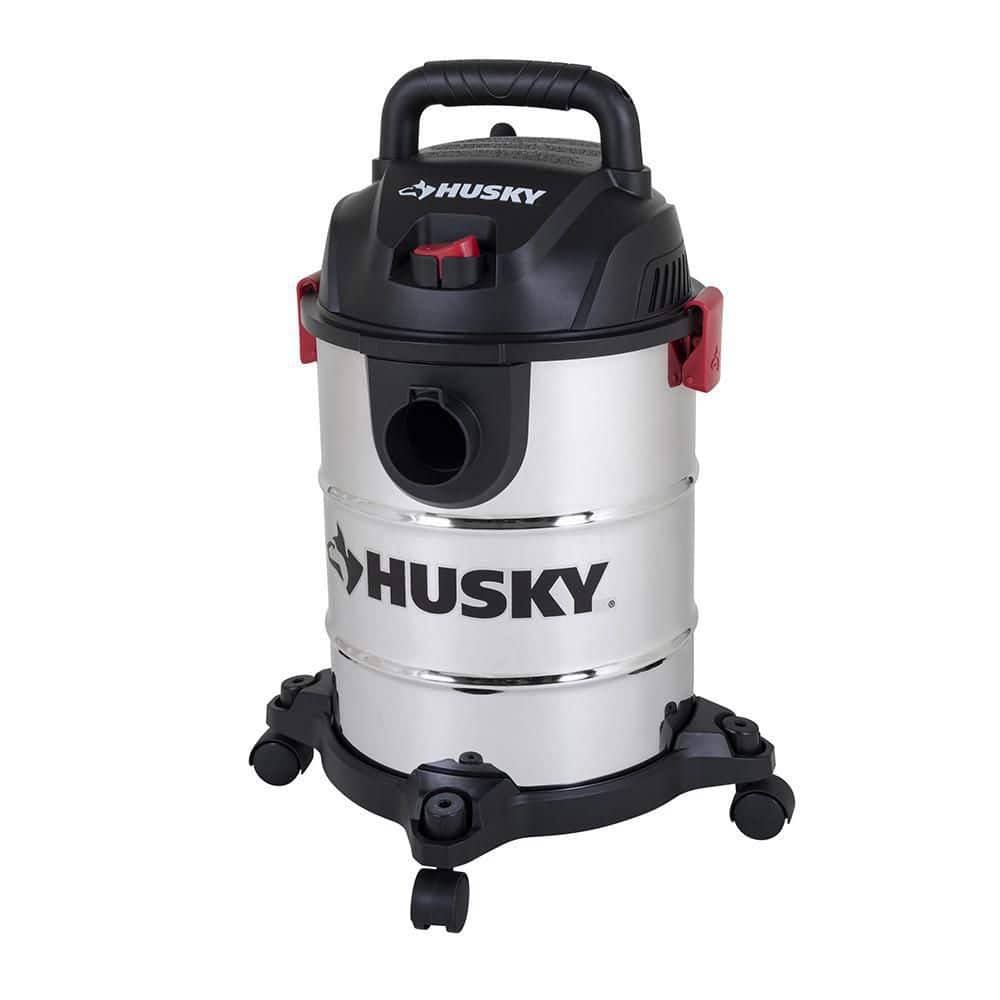 6 gal. Stainless Steel Wet/Dry VAC with Filter, Hose, and Accessories
