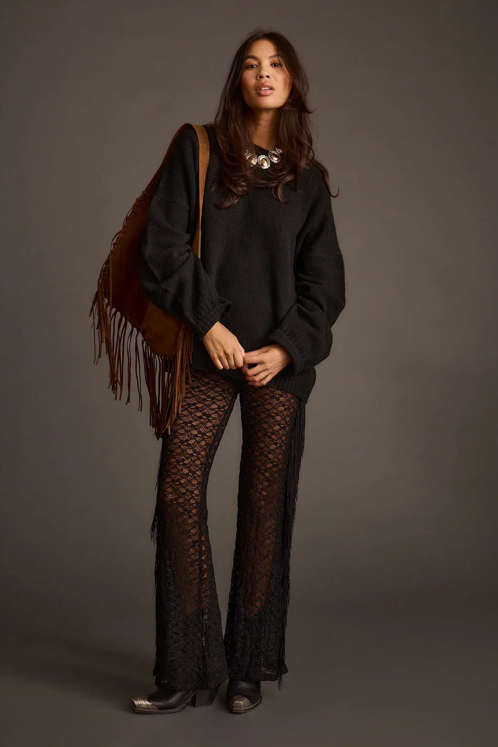 Zoe Black Oversized Sweater