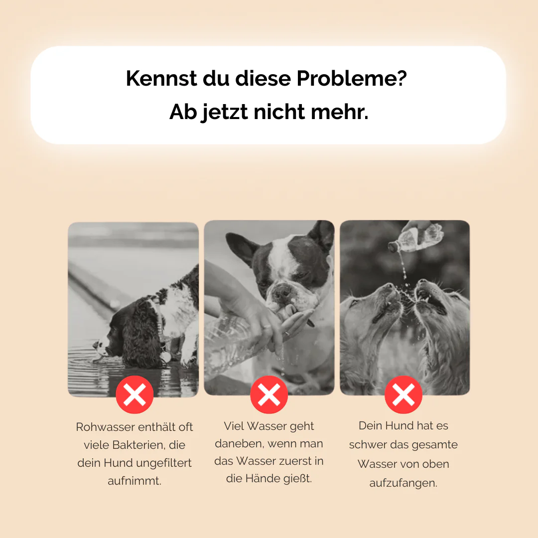 Portable Hundetrinkflasche