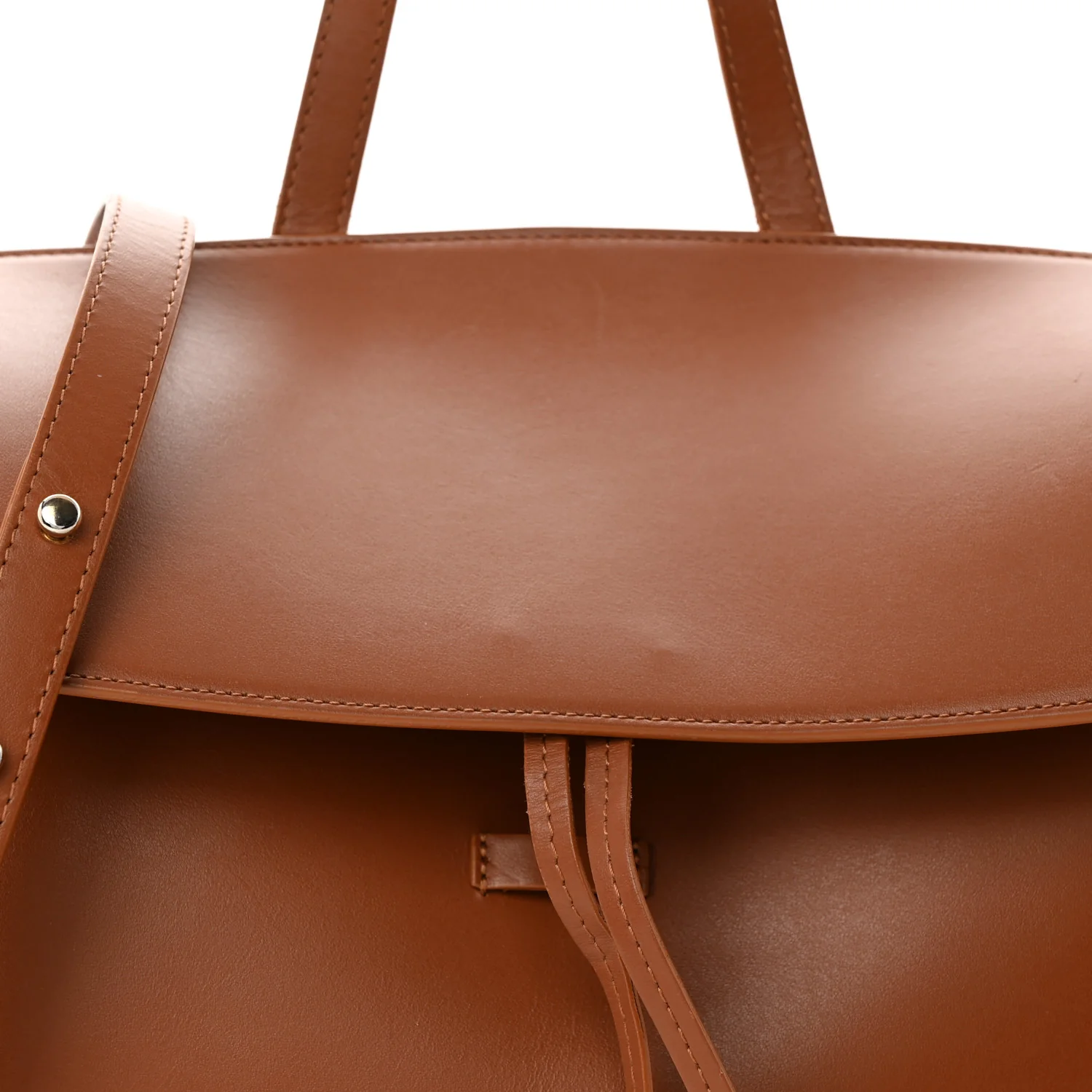 Calfskin Soft Lady Bag Biscotti