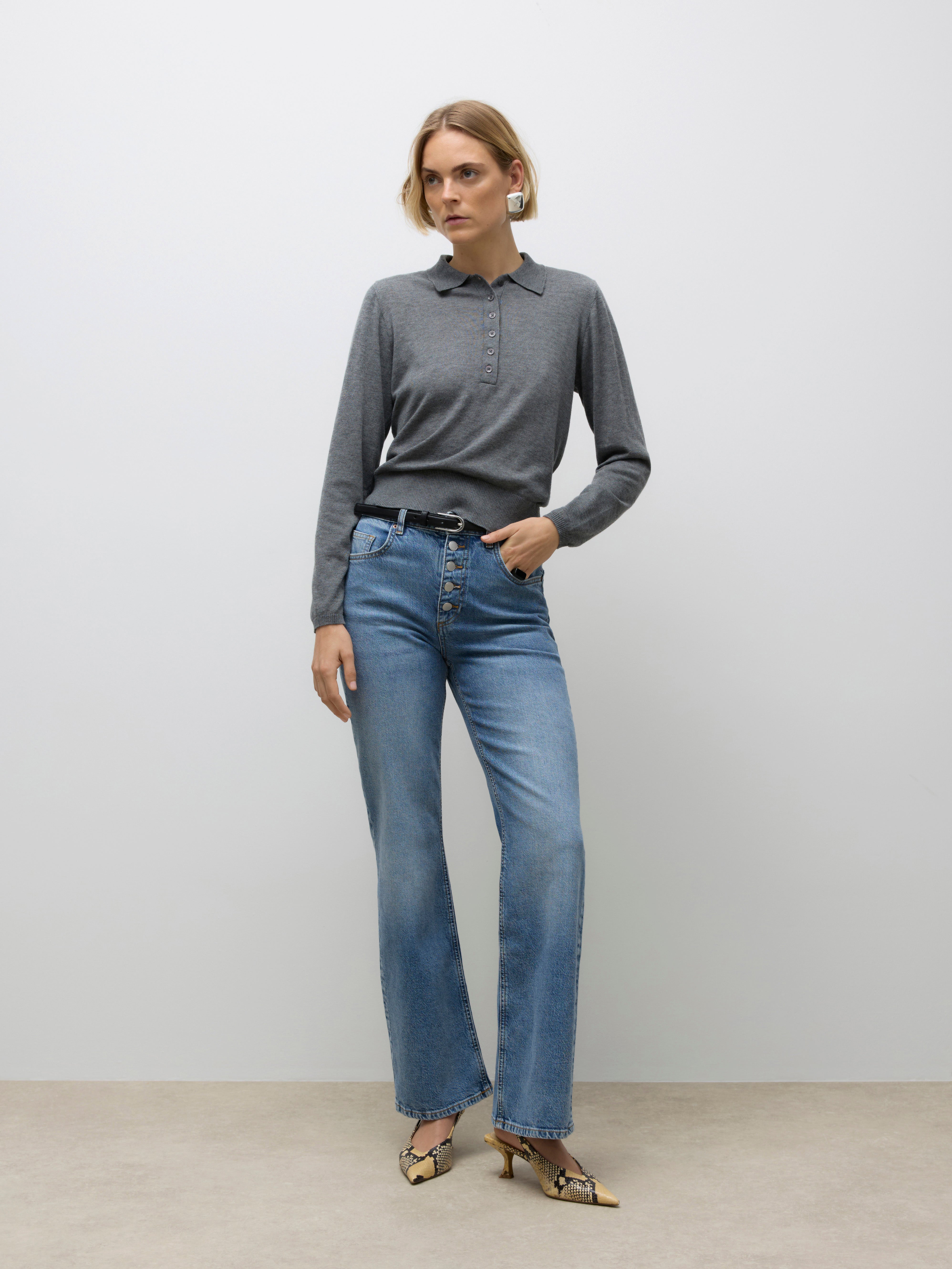 VERO MODA® AWSIKITA Knit Polo-Shirt