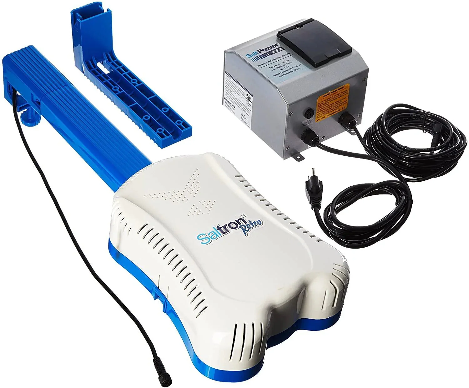 Self Cleaning Salt Chlorine Generator with Built in Timer for Inground and Aboveground Pools Up to 20,000 Gallons