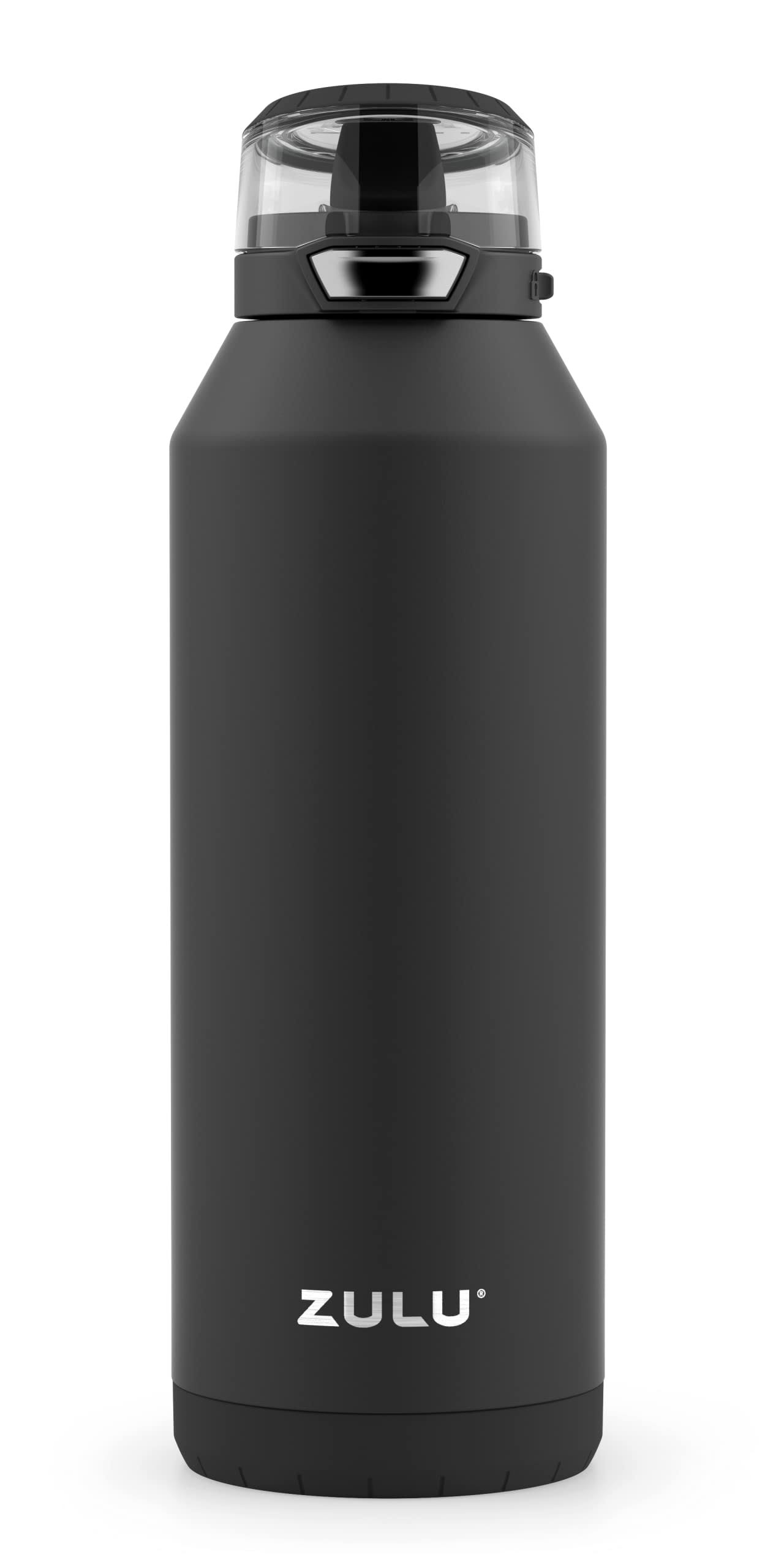 Zulu Swift Stainless Steel Water Bottle - Black - 40 oz