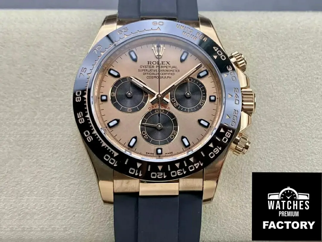 Rolex Cosmograph Daytona M116515LN-0018 Clean Factory Ceramic Rubber Strap