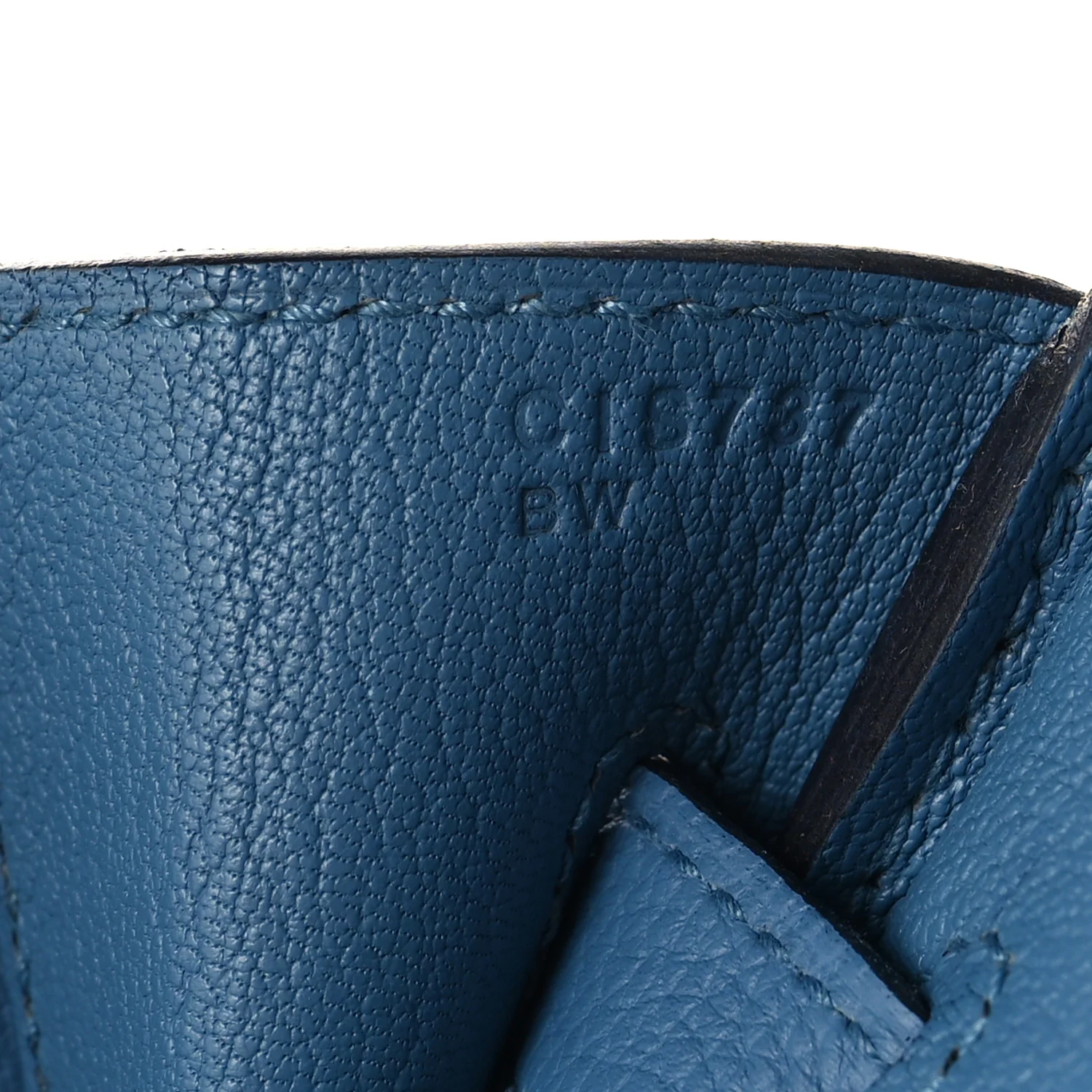Togo Birkin 30 Bleu Azur