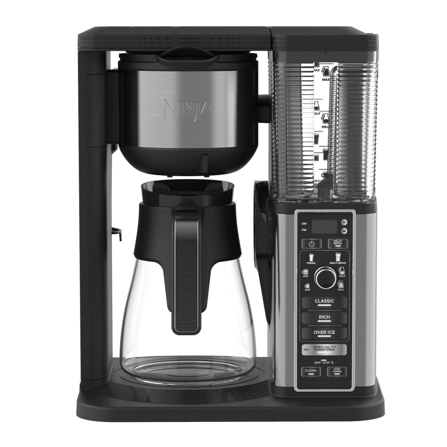 Ninja CM401 Specialty Fold-Away Frother Coffee Maker, Single Serve to 10 Cup