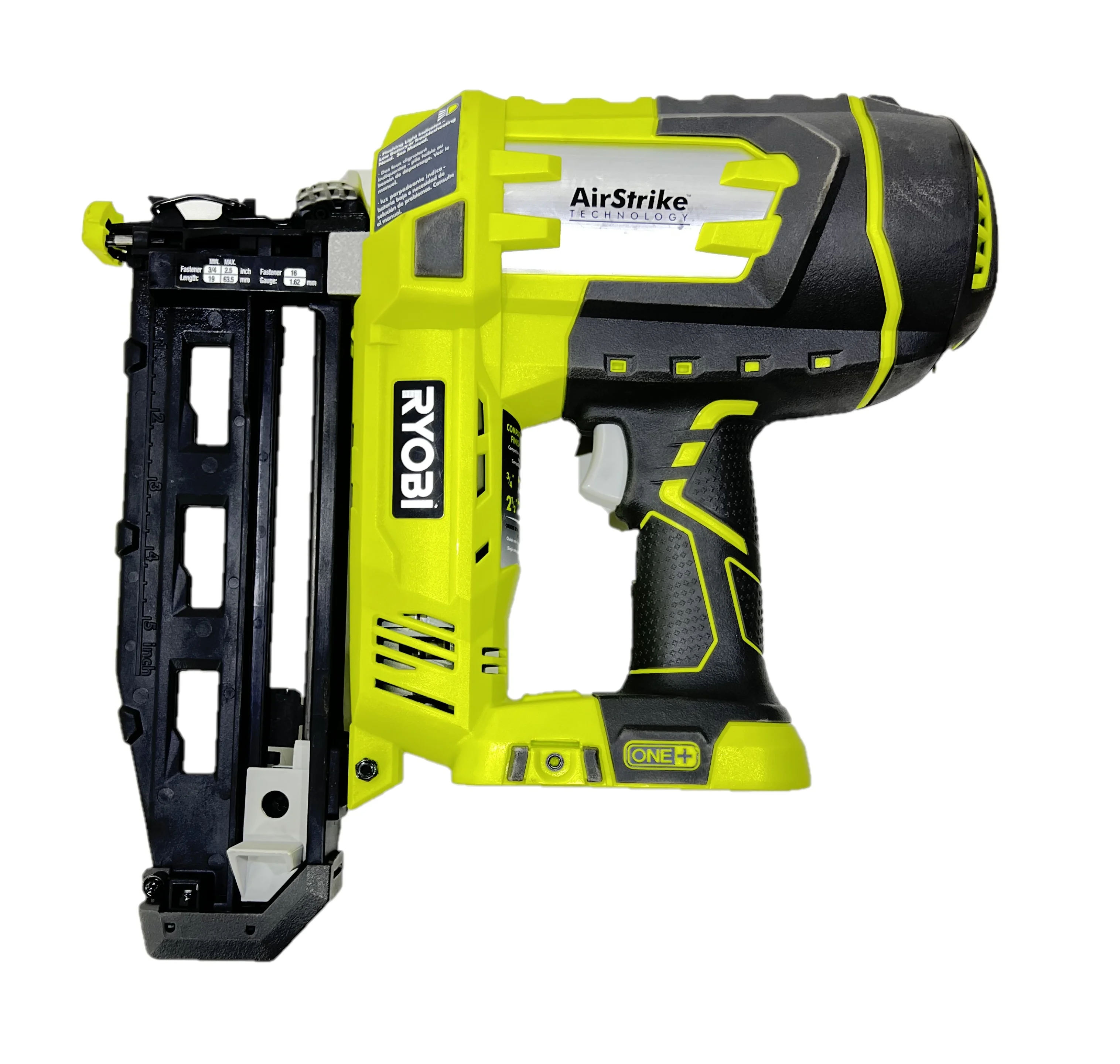 P325, 18 v Pneumatic Cordless 16 Gauge AirStrike Finish Nail Gun - Image 4