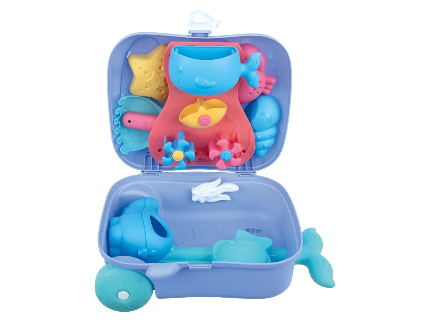 lupilu Valise  roulettes avec jouets de plage