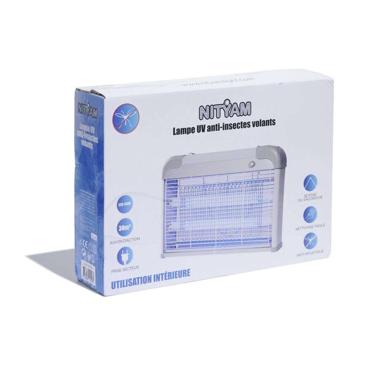 Lampe UV anti-insectes volants