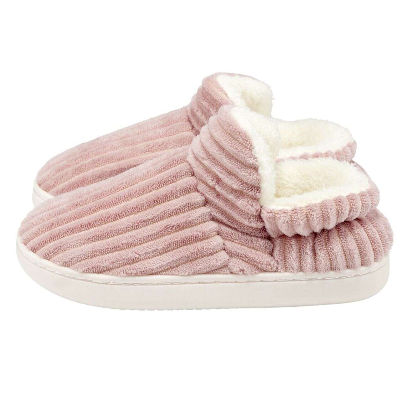 Chaussons femme hiver rose T36 à 41