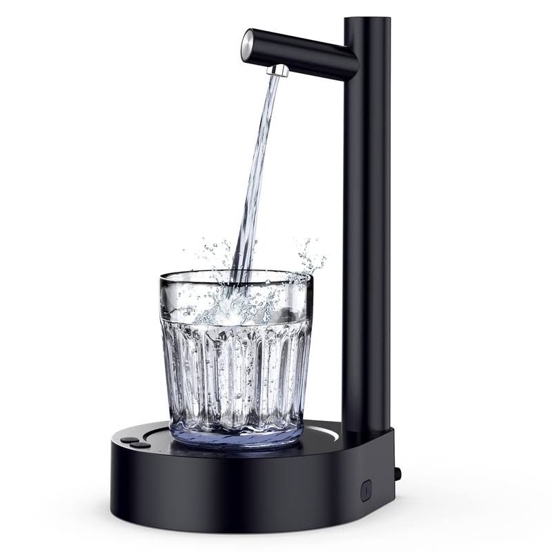 Tanwater Desktop Water Bottle Dispenser, Water Pump for 5 Gallon Bottle, Bedside Water Dispenser, Portable Detachable Type-C Charging, Application