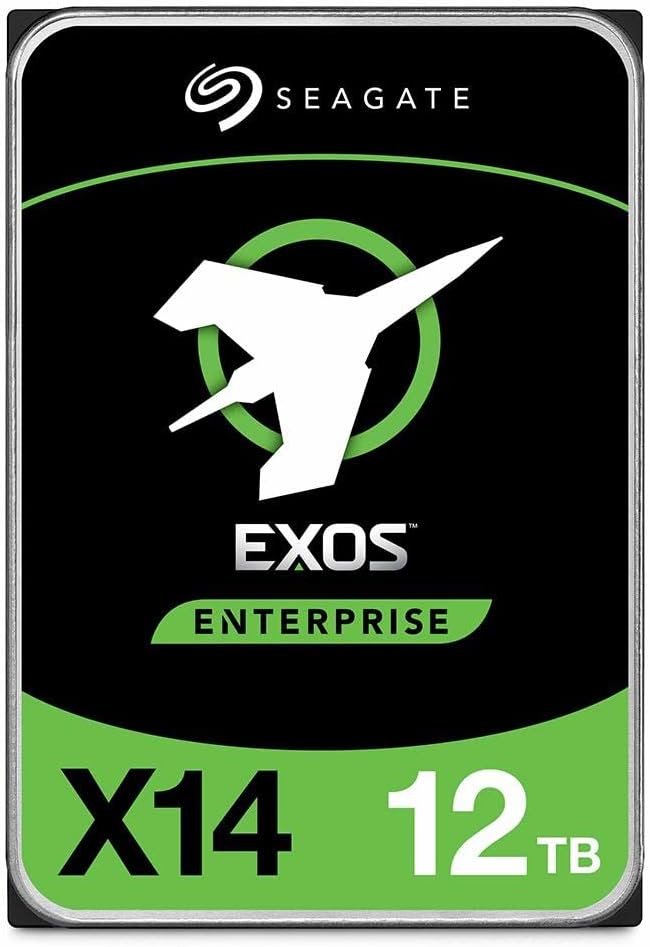 Seagate 12TB HDD Exos X14 SATA 6Gb/s 512e 7200RPM 3.5