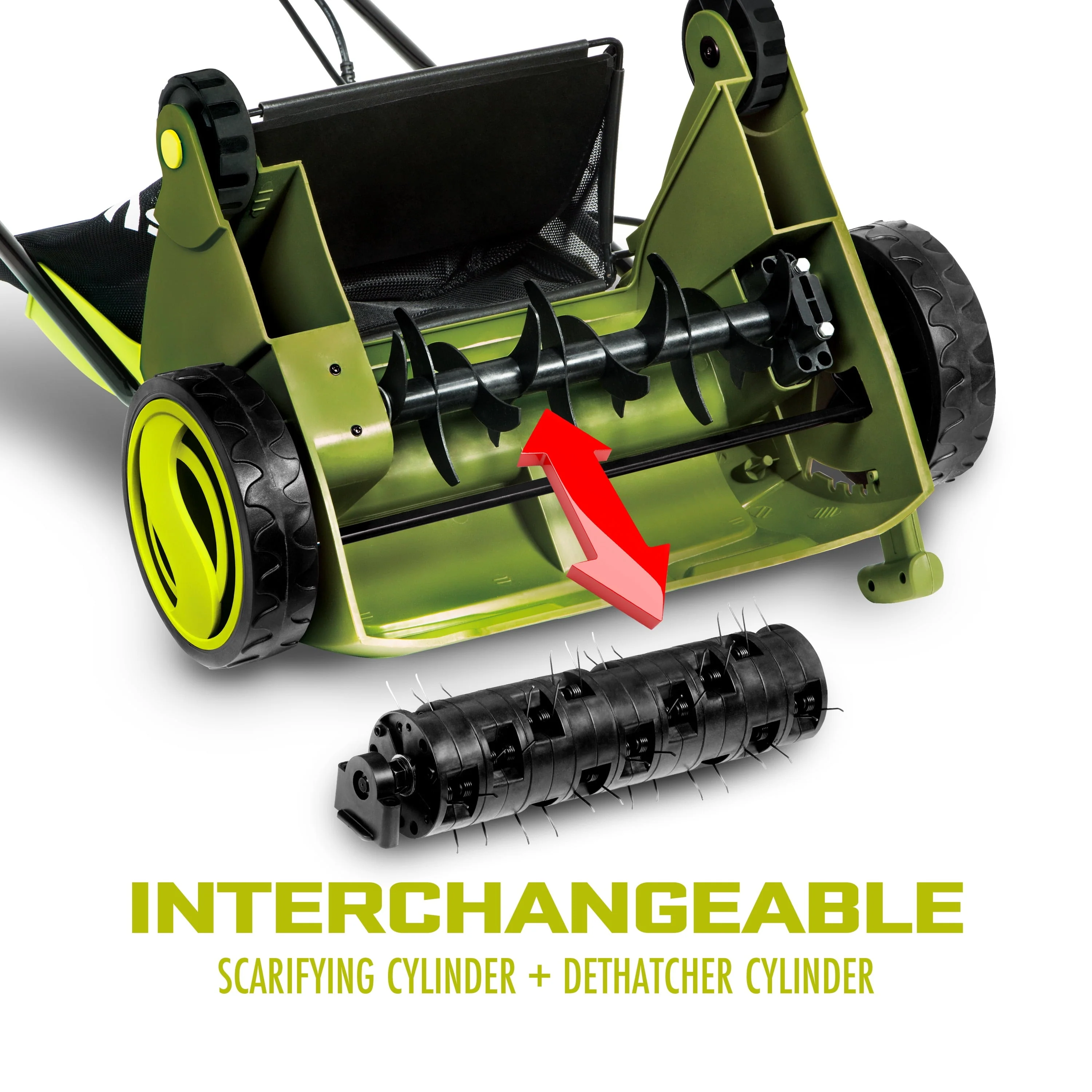 Electric 12 6 inch Lawn Dethatcher + Scarifier W/ Collection Bag, 12 Amp(13") Image 6