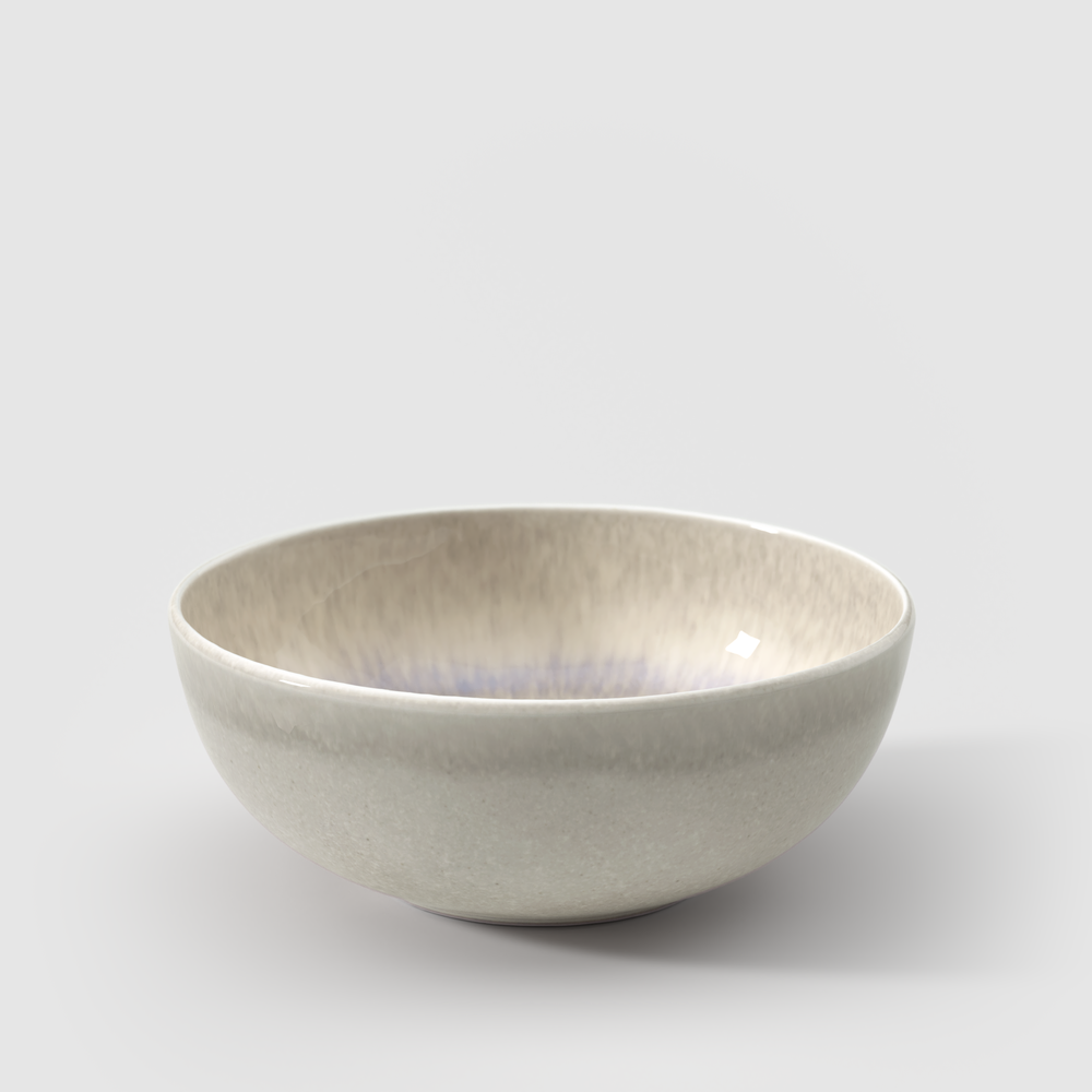 Perlemor Cereal bowl - Beige, 18.6 oz, Premium Porcelain