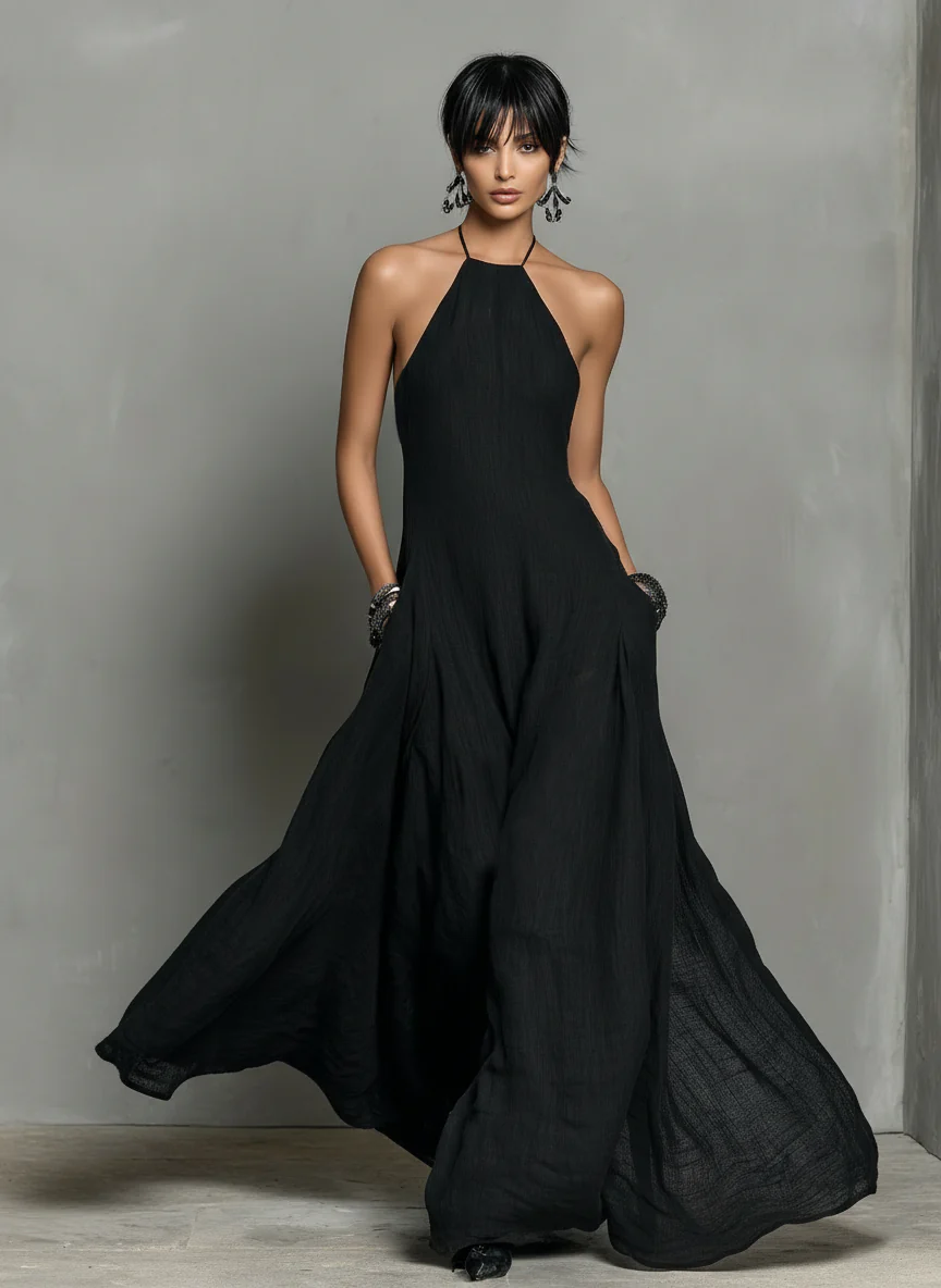 Vitalia | Robe Maxi Sans Manches