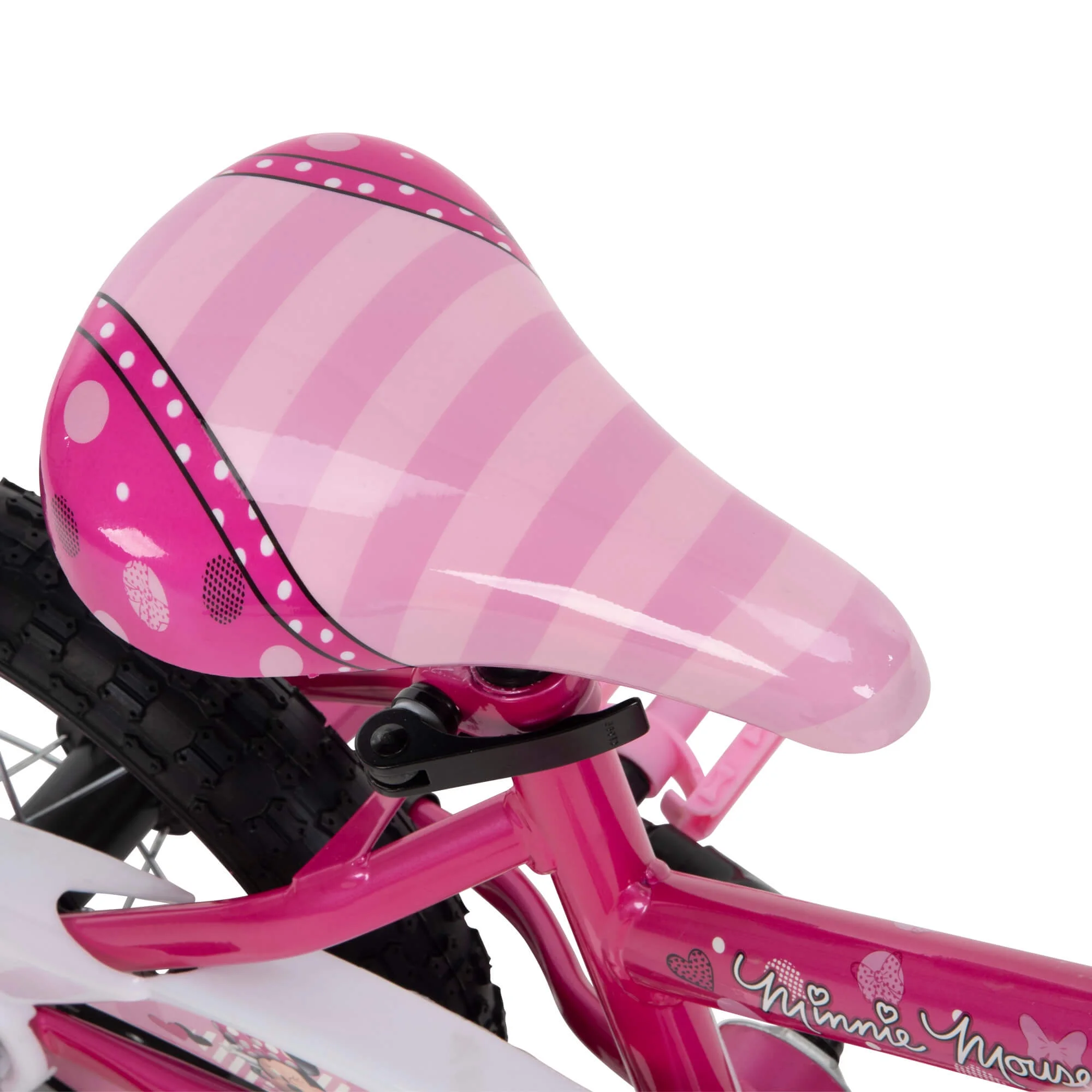 12 in. Minnie Mouse Bike with Training-Wheels for Girl's, Pink by - Image 8