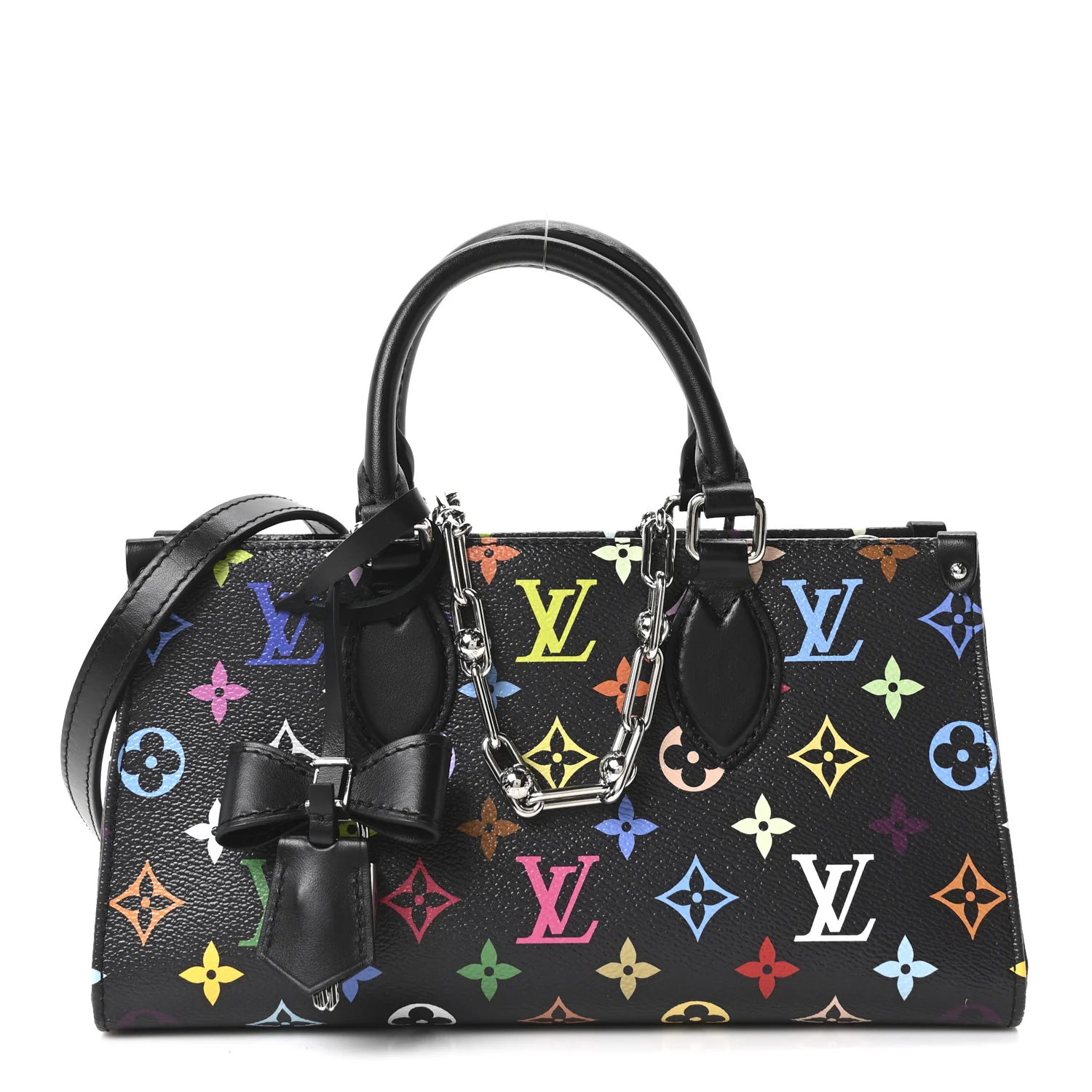 LV X TM Monogram Multicolor OnTheGo East West Black