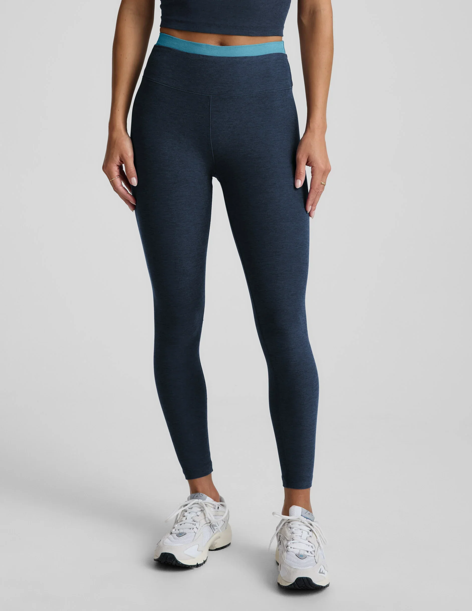 Spacedye™ Layered High Waisted Midi Legging