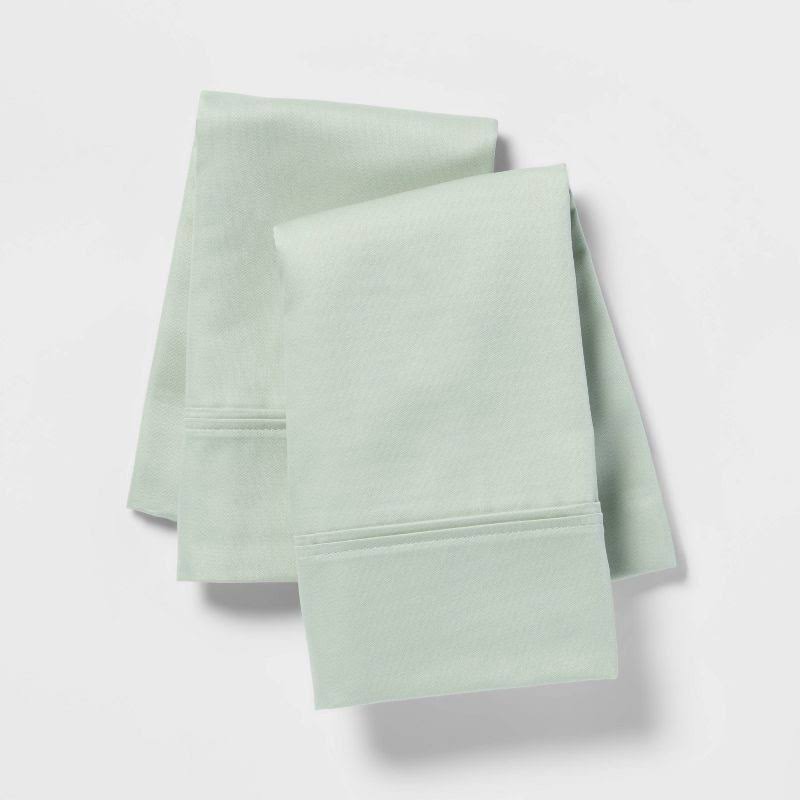 400 Thread Count Solid Performance Pillowcase Set - Threshold