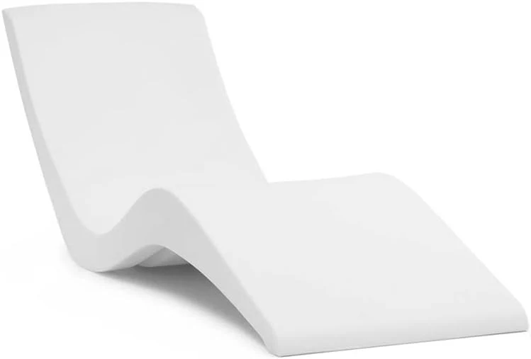 Chaise longue de piscine blanche classique – Conçue pour une profondeur d'eau jusqu'à 23 cm – Aqua Outdoors – Lot de 2 – Compatible avec tous types de piscines – Idéale pour bronzer au bord de la piscine ou sur la terrasse.