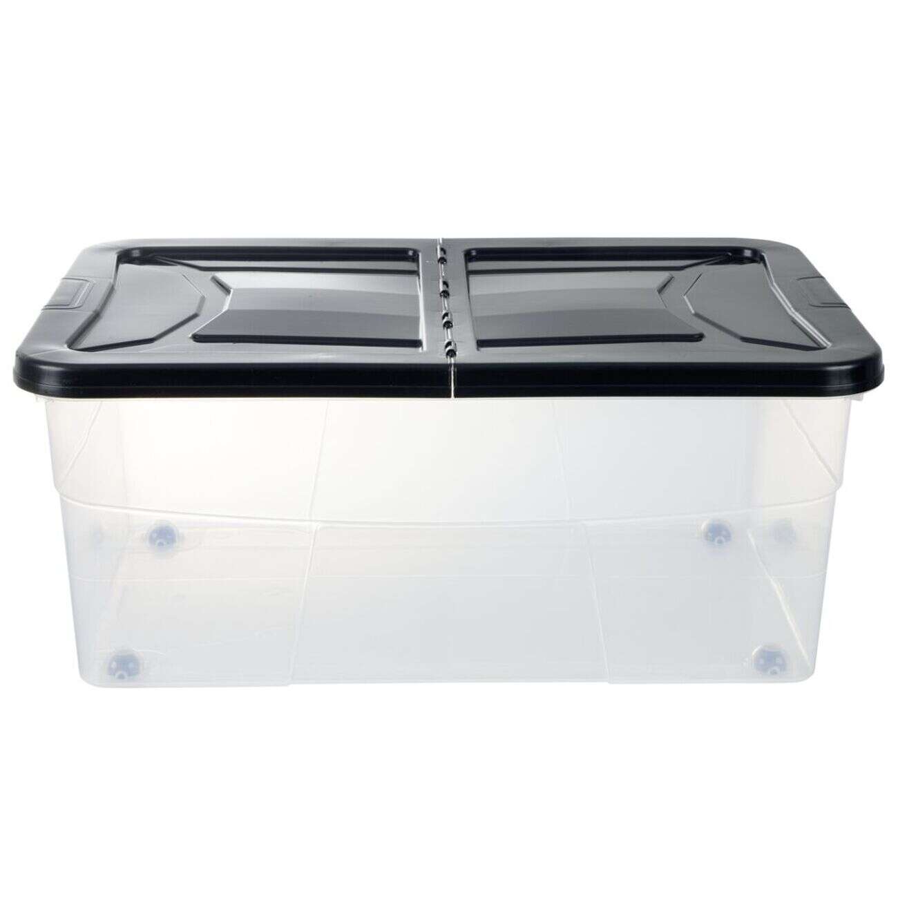 Box dessous de lit noir 45L