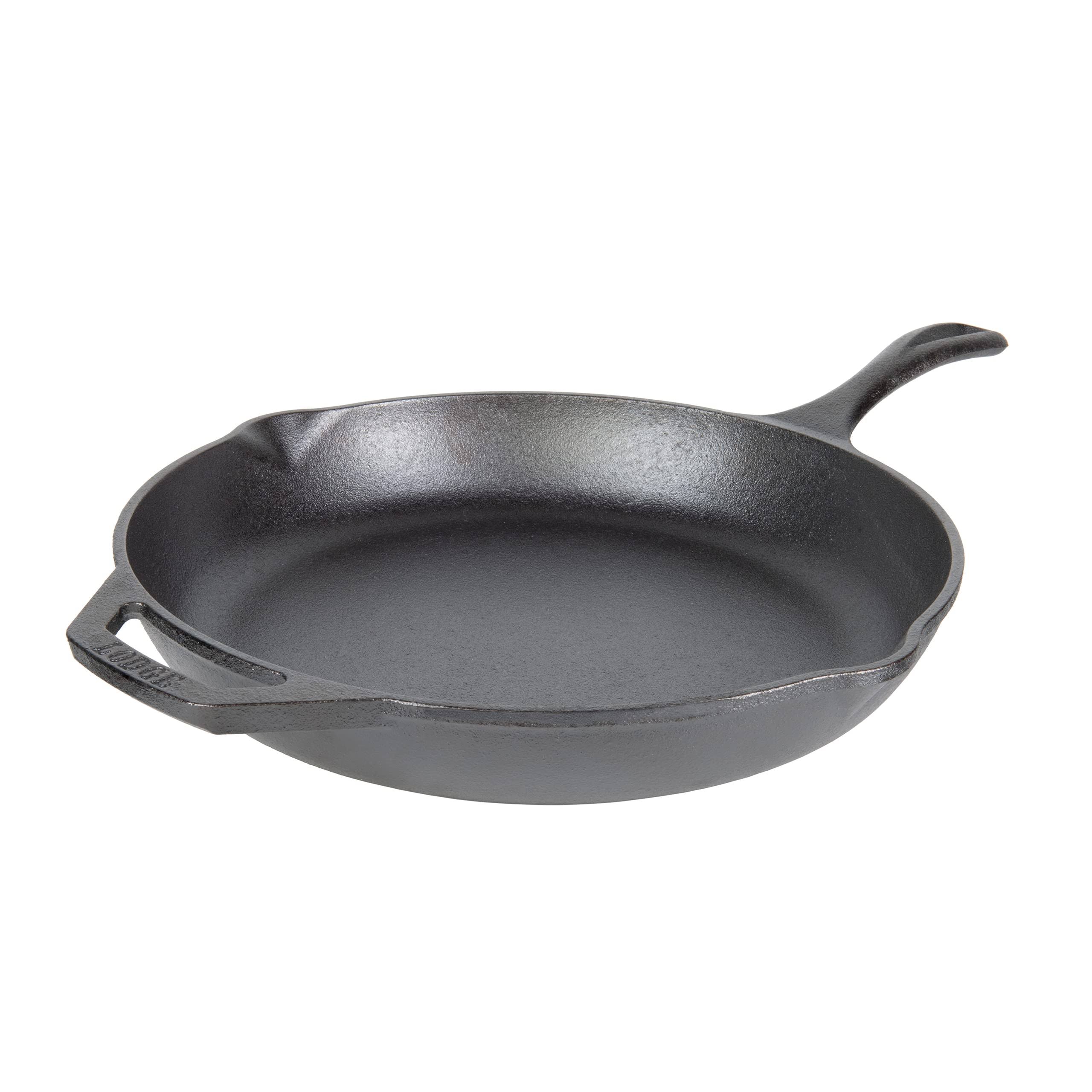 Lodge Chef Collection Skillet, Cast Iron, Chef Style, 12 Inch