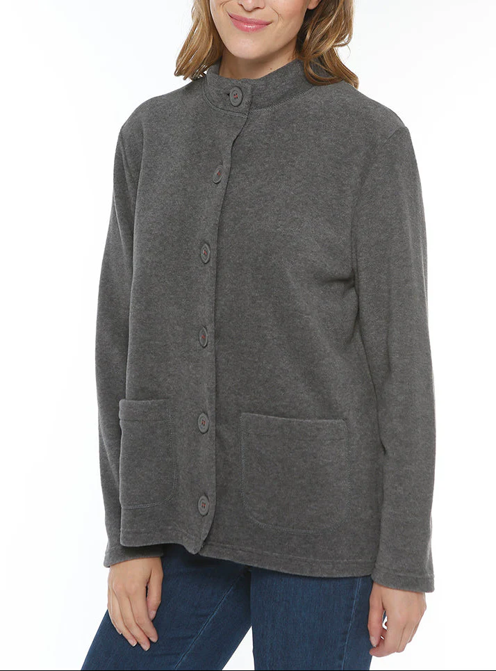 Cape femme gris anthracite fabriquée en France