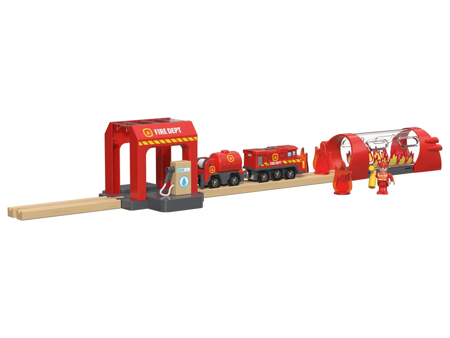 Playtive Set gare interactive ou set intervention pompiers