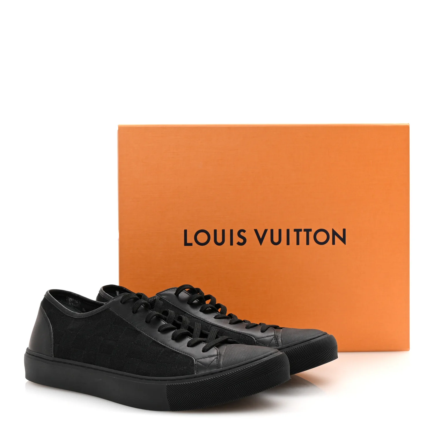 Canvas Calfskin Damier Mens Tattoo Sneakers 9