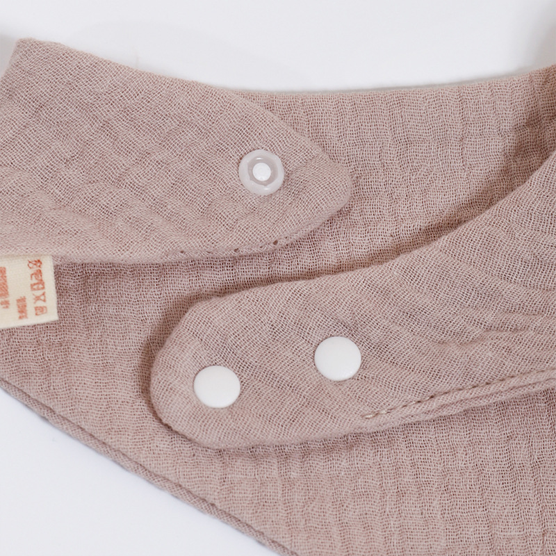 Soft Muslin Gauze Baby Bandana Bib Triangle Drool Bib High Absorbent Infant Saliva Towel Eco Friendly Antibacterial