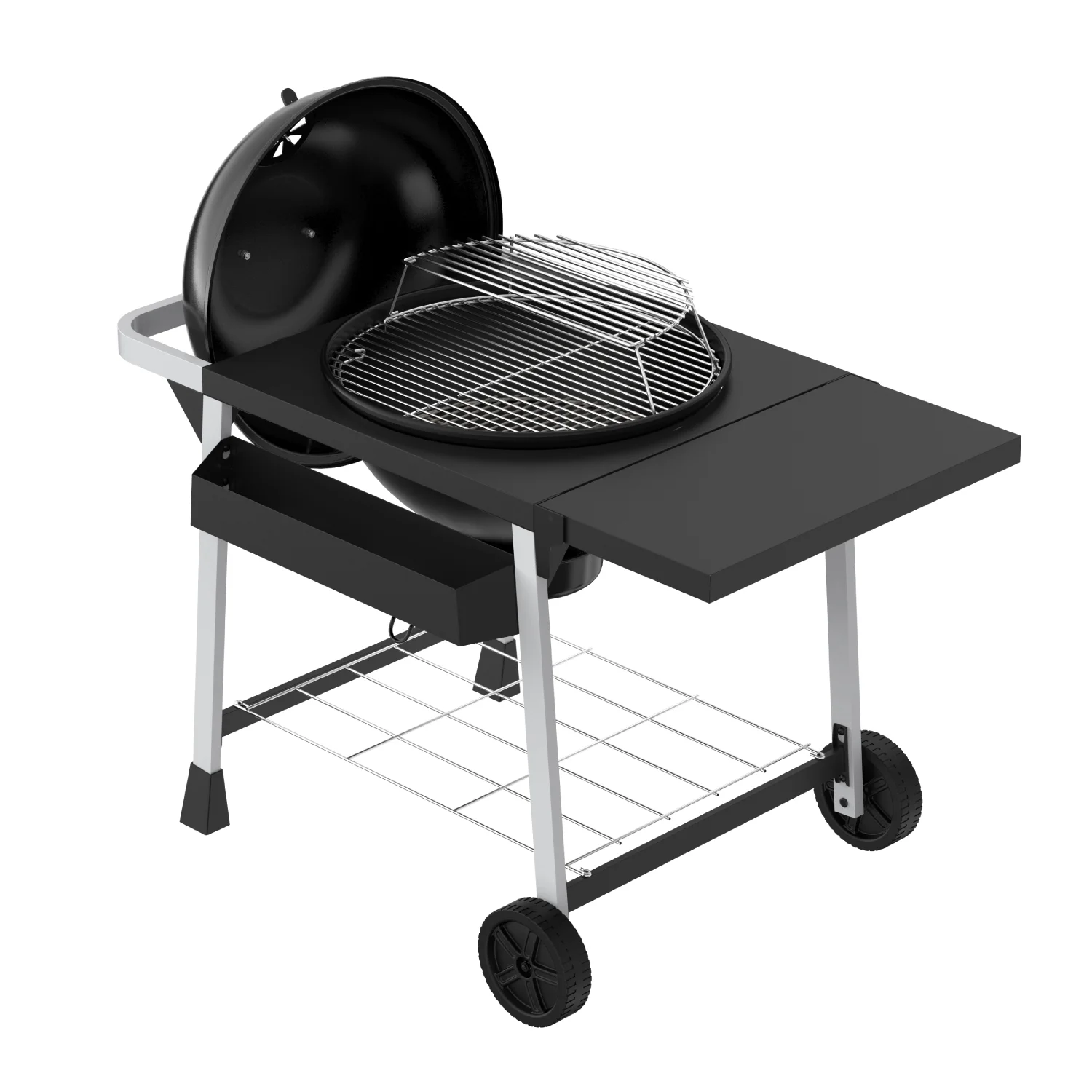 Kettle Cart with Pizza Accessories and Warming Rack - Image 4