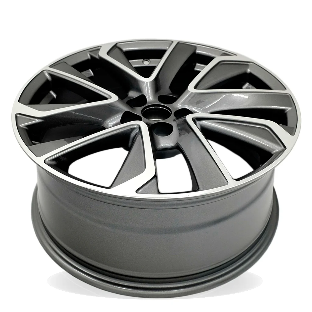 18" Single 18x8 Machined Grey Alloy Wheel For Toyota Corolla 2019 2022 OEM Quality Replacement Rim Image 4