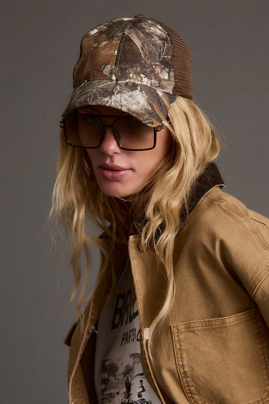 Eilish Camo Trucker Hat