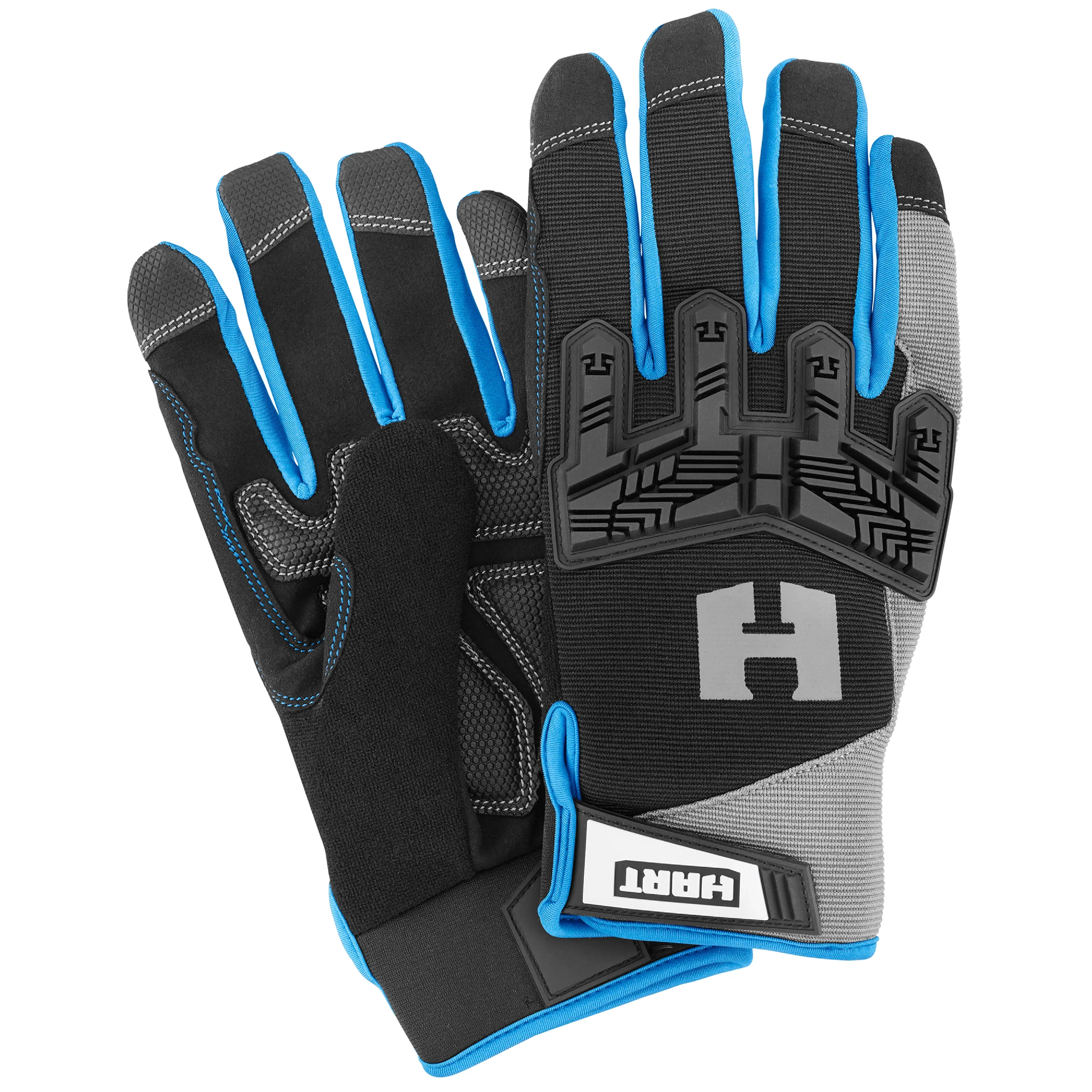 HART 20-Volt Nailing Kit w/HART 20V 18G Brad Nailer Kit, HART 20V 6-1/2 Circular Saw, & HART Impact Work Gloves