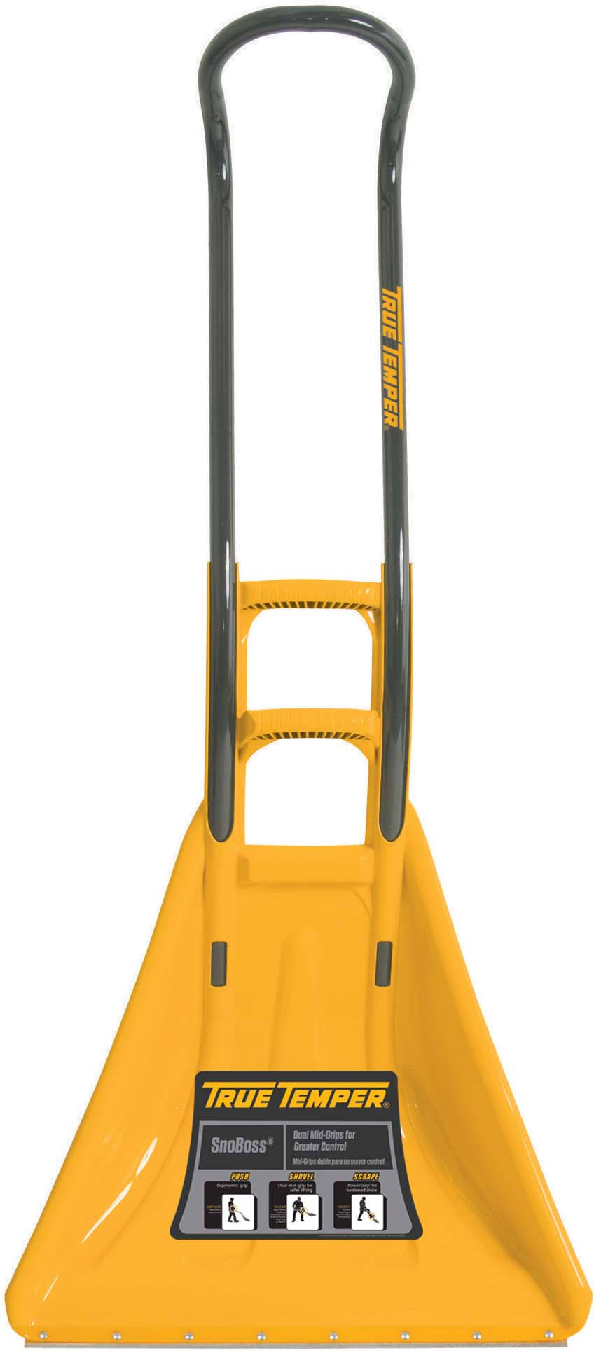 Ames True Temper Penguin SnoBoss Snow Pusher, Yellow