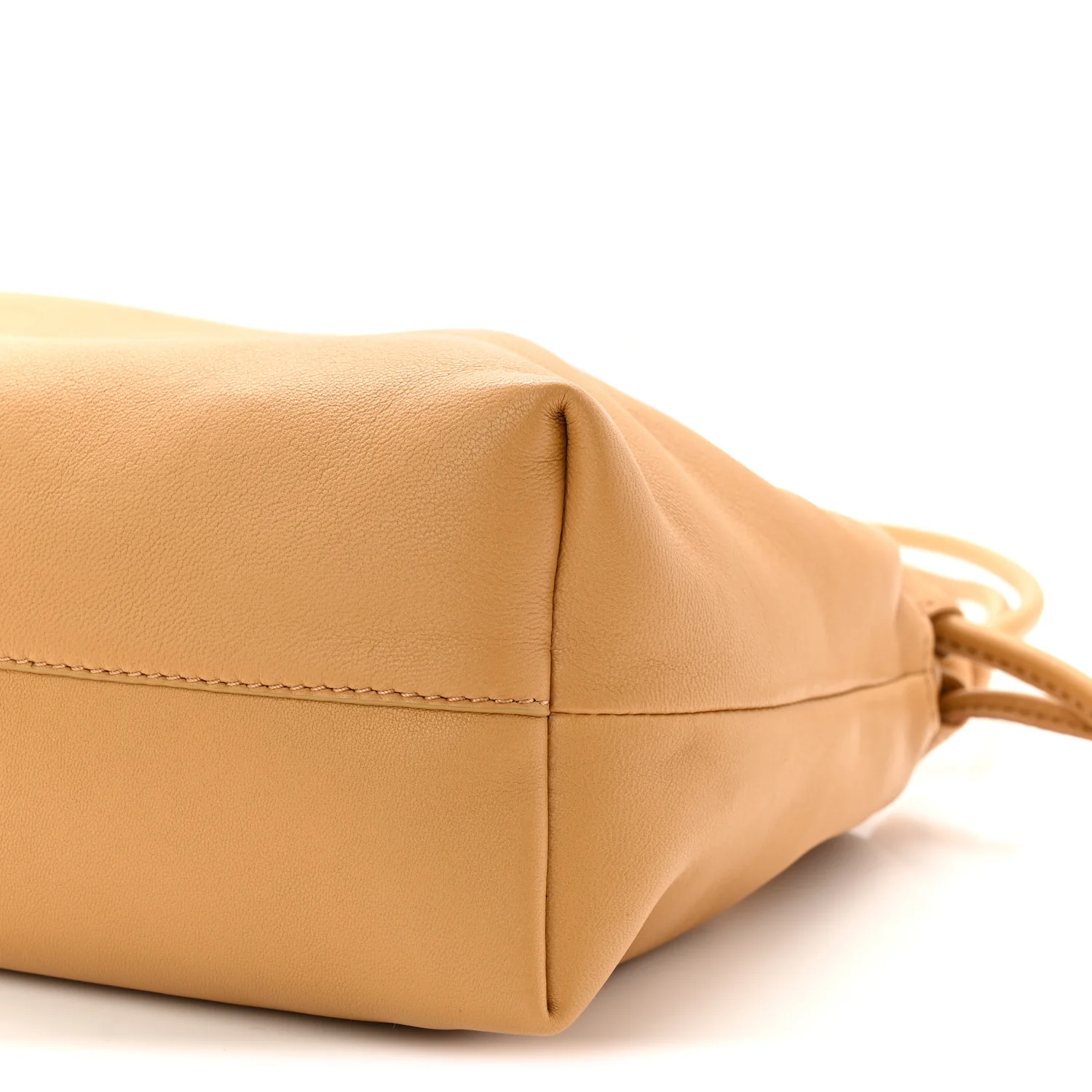 Mellow Nappa Donut Medium Chain Flamenco Knot Clutch Sahara