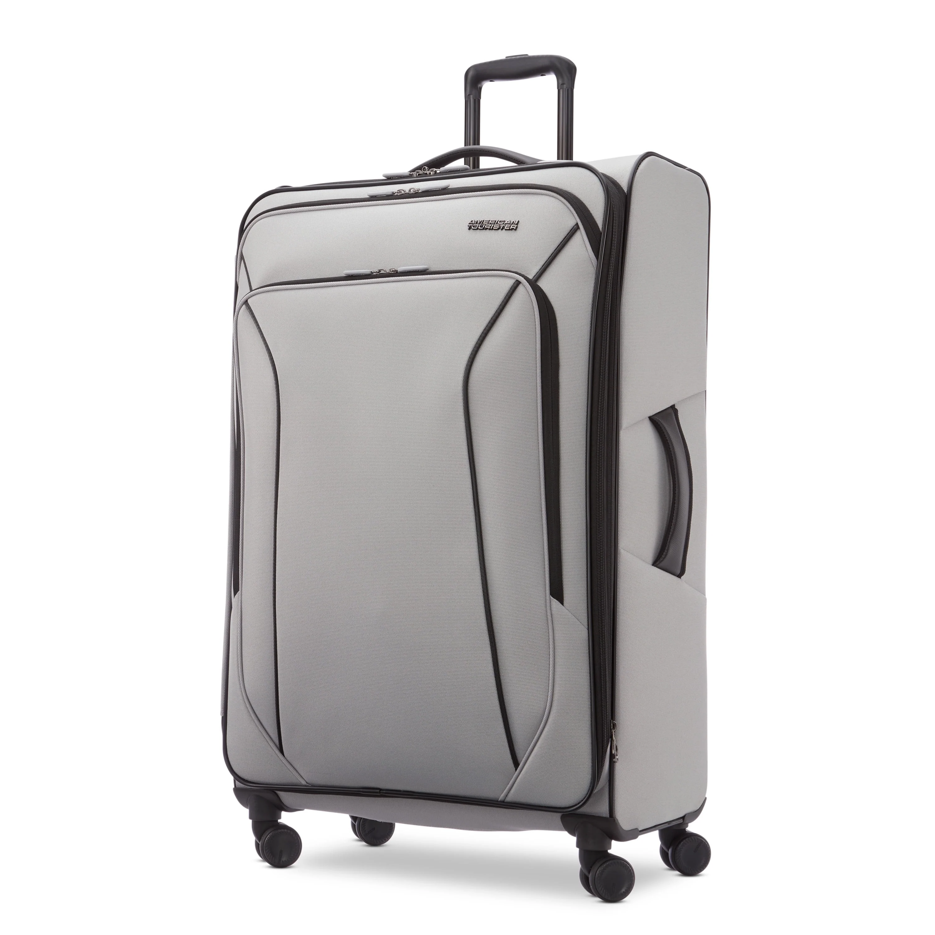 American Tourister X-Lite 3-Piece Luggage Set with Spinner Wheels - Light Grey