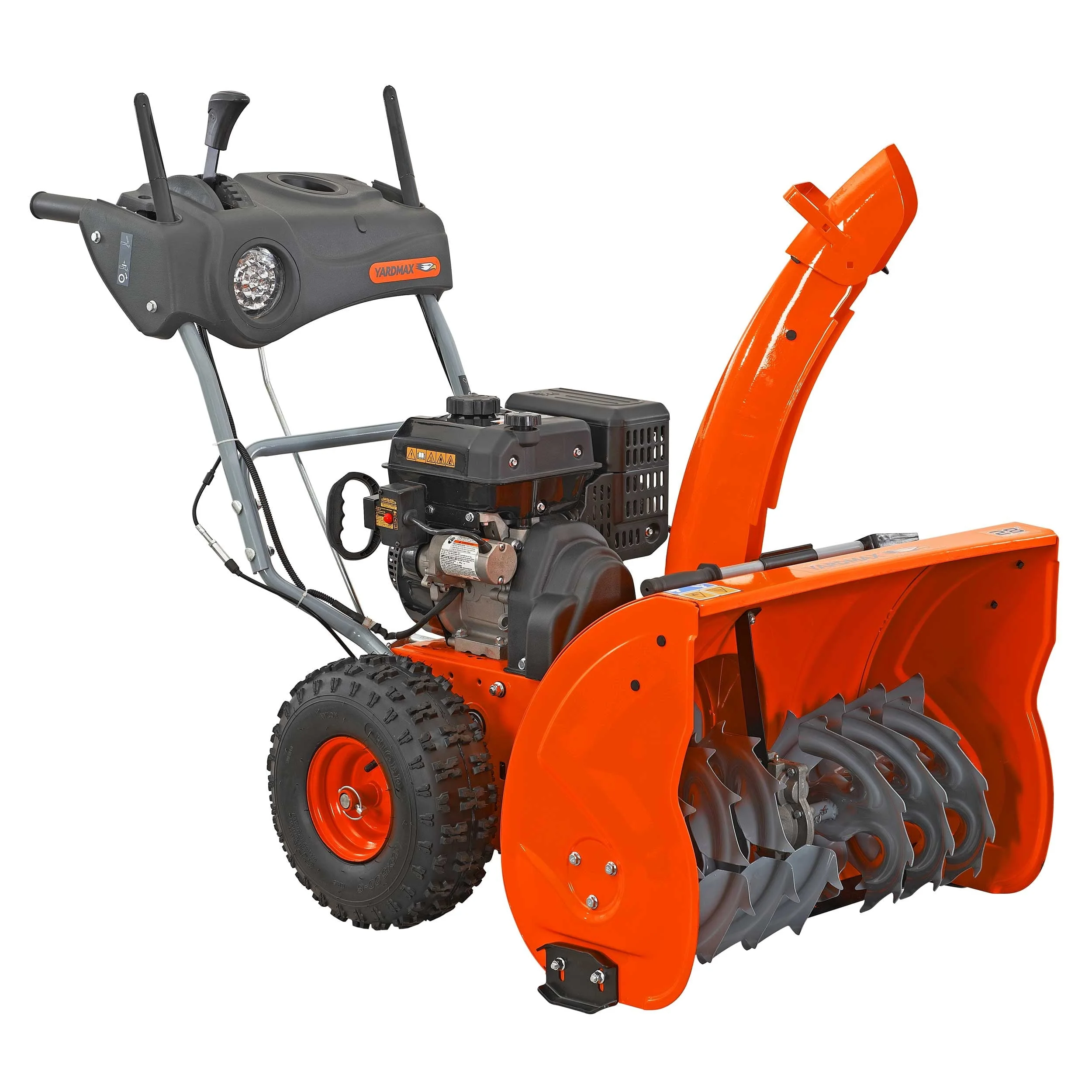 28 in  252 cc Two Stage Self Propelled Gas Snow Blower with Electric Start Headlight