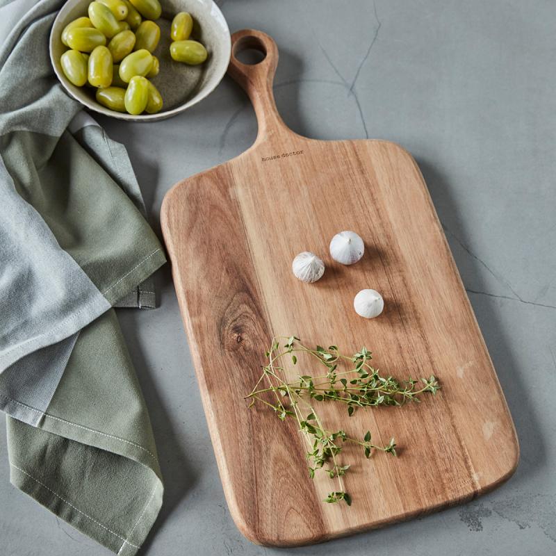 Eya skjærebrett i tre 50x25 cm akasie