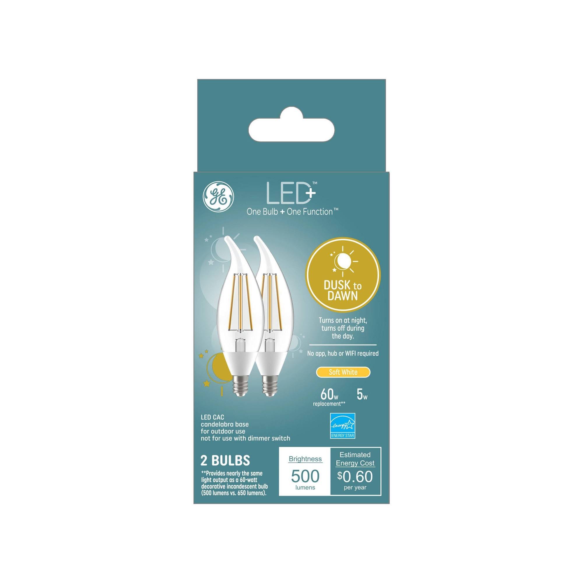 GE Dusk to Dawn CAC Light Bulb Soft White