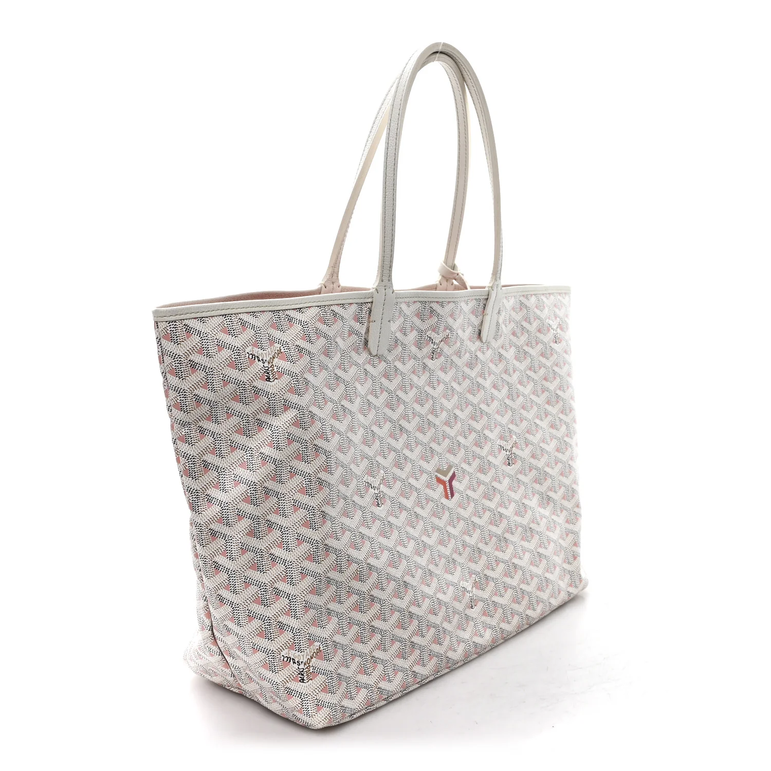 Goyardine Saint Louis Claire Voie PM White Pink
